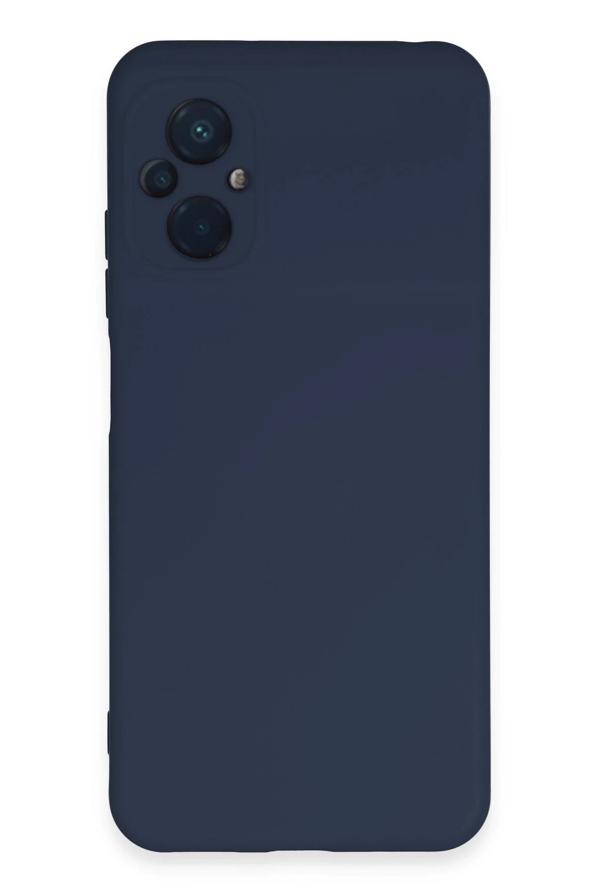 Xiaomi Poco M5 Kılıf Nano içi Kadife Silikon - Lacivert-(5796)