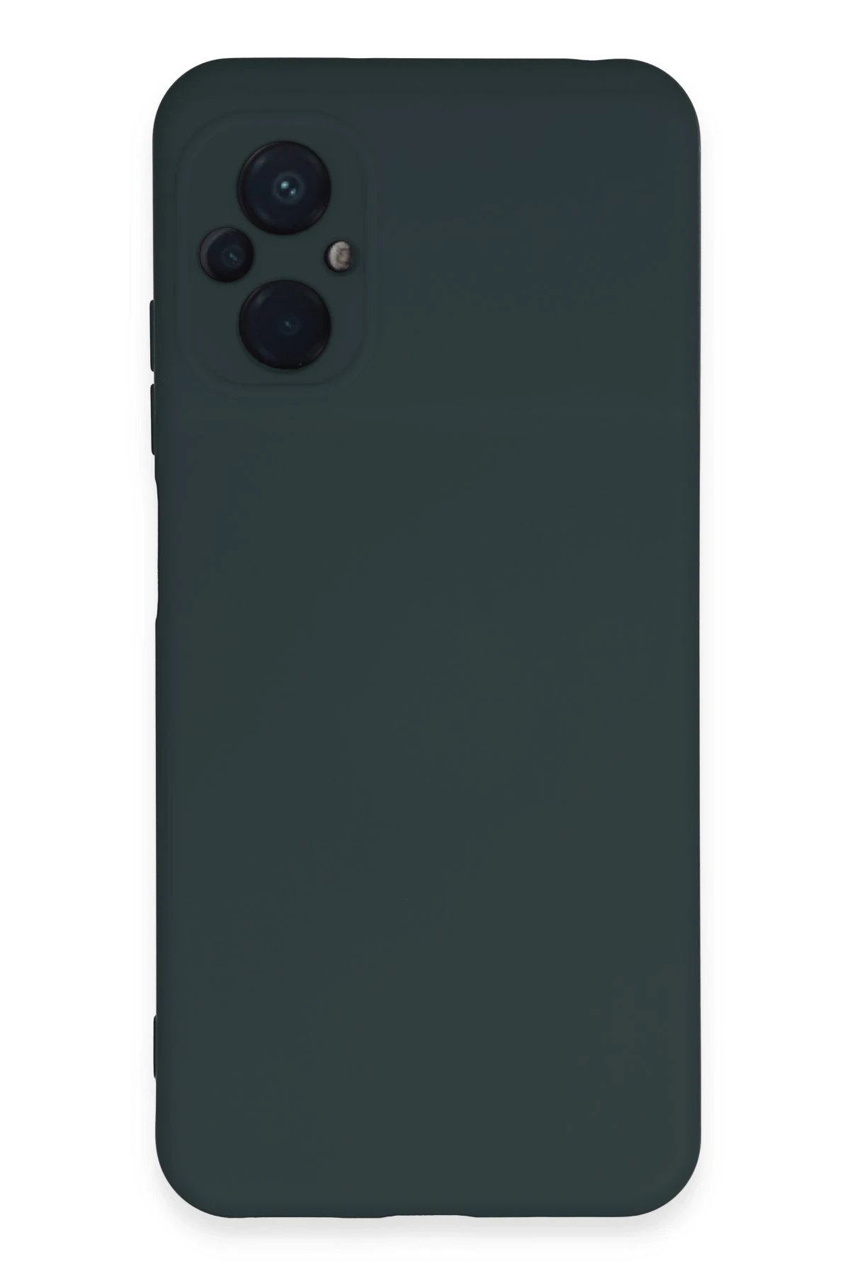 Xiaomi Poco M5 Kılıf Nano içi Kadife Silikon - Koyu Yeşil-(5796)