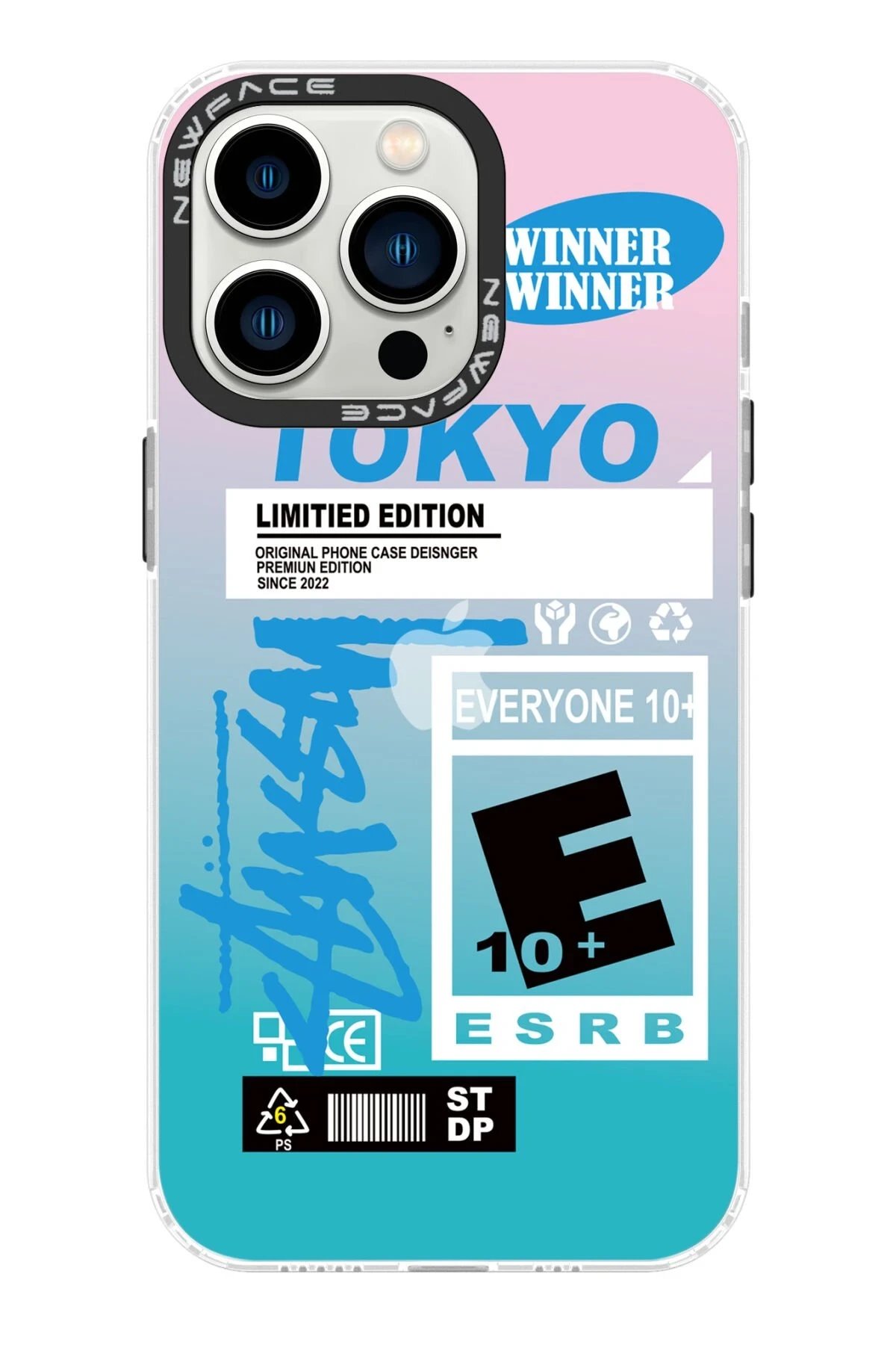 iPhone 14 Pro Max Kılıf Estoril Desenli Kapak - Estoril - 1-(5796)