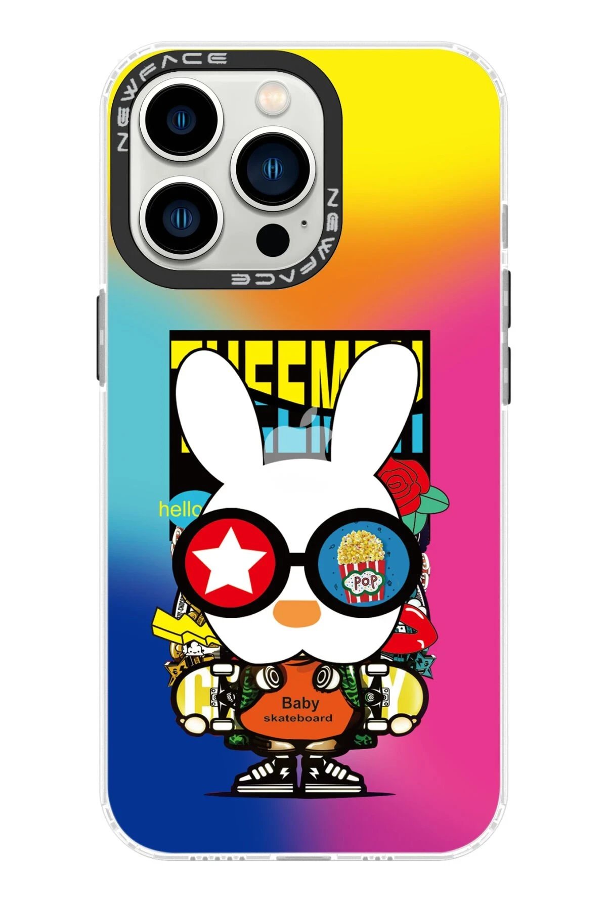 iPhone 14 Pro Max Kılıf Estoril Desenli Kapak - Estoril - 10-(5796)
