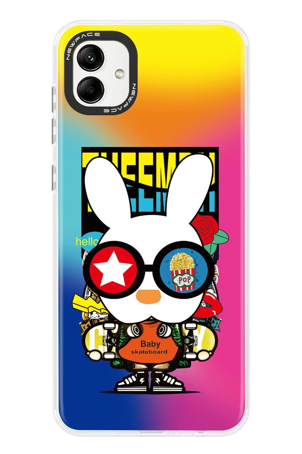 Samsung Galaxy A04 Kılıf Estoril Desenli Kapak - Estoril - 10-(5796)