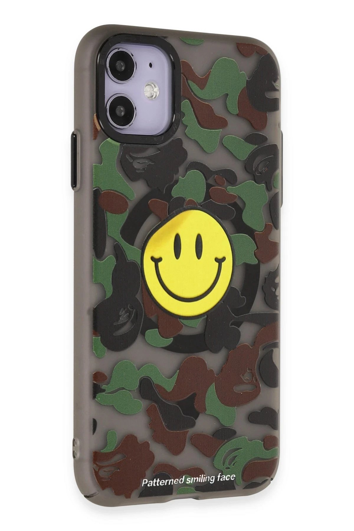 iPhone 11 Kılıf Apollo Magneticsafe Desenli Kapak - Apollo Siyah - 4-(5796)