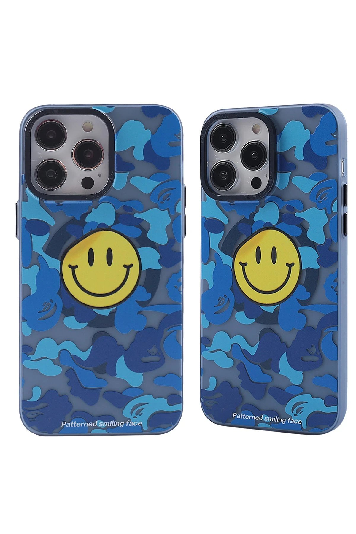 iPhone 12 Pro Max Kılıf Apollo Magneticsafe Desenli Kapak - Apollo Mavi - 1-(5796)
