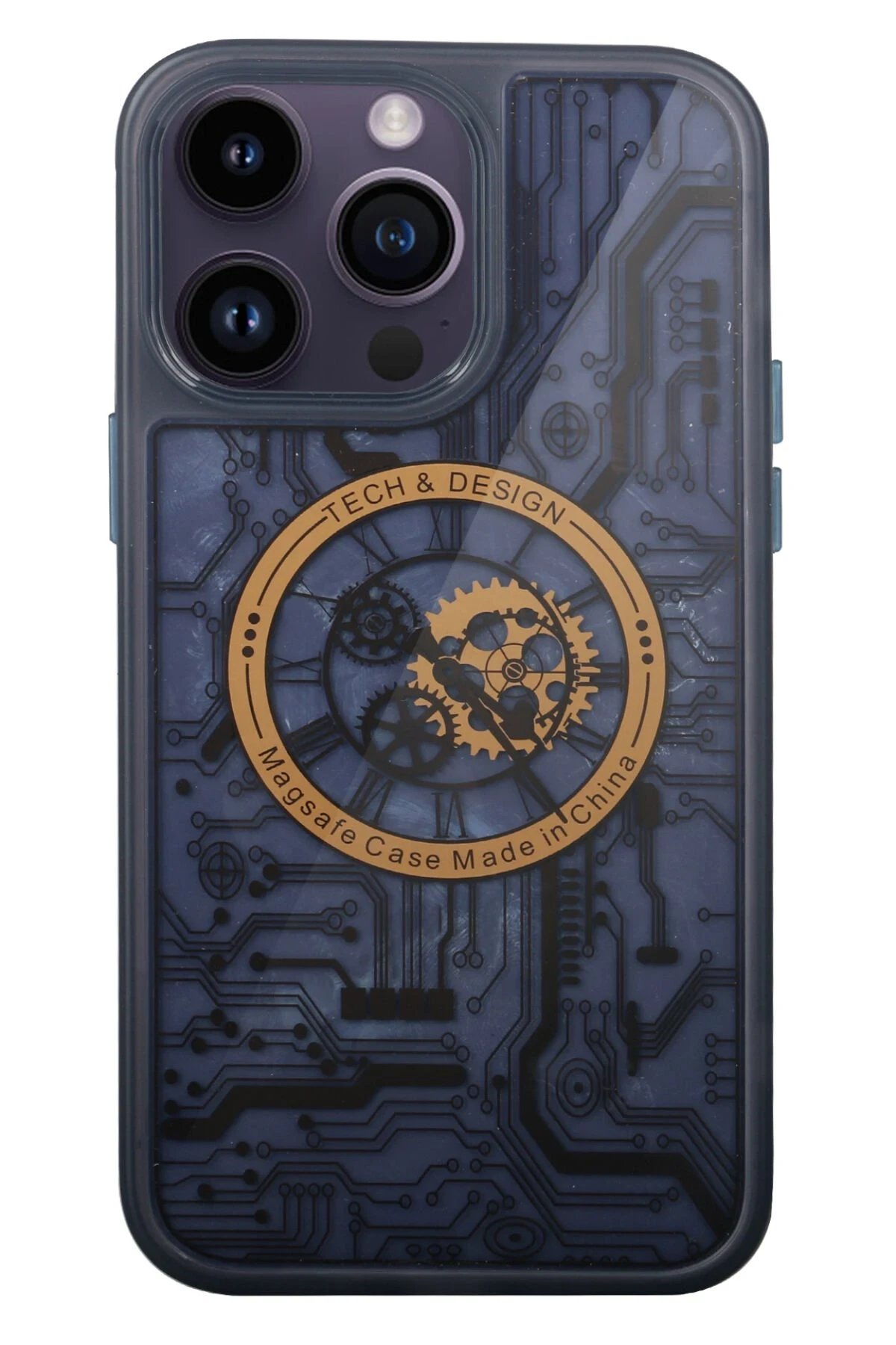 iPhone 13 Pro Kılıf Magic Magneticsafe Silikon - Siyah-(5796)