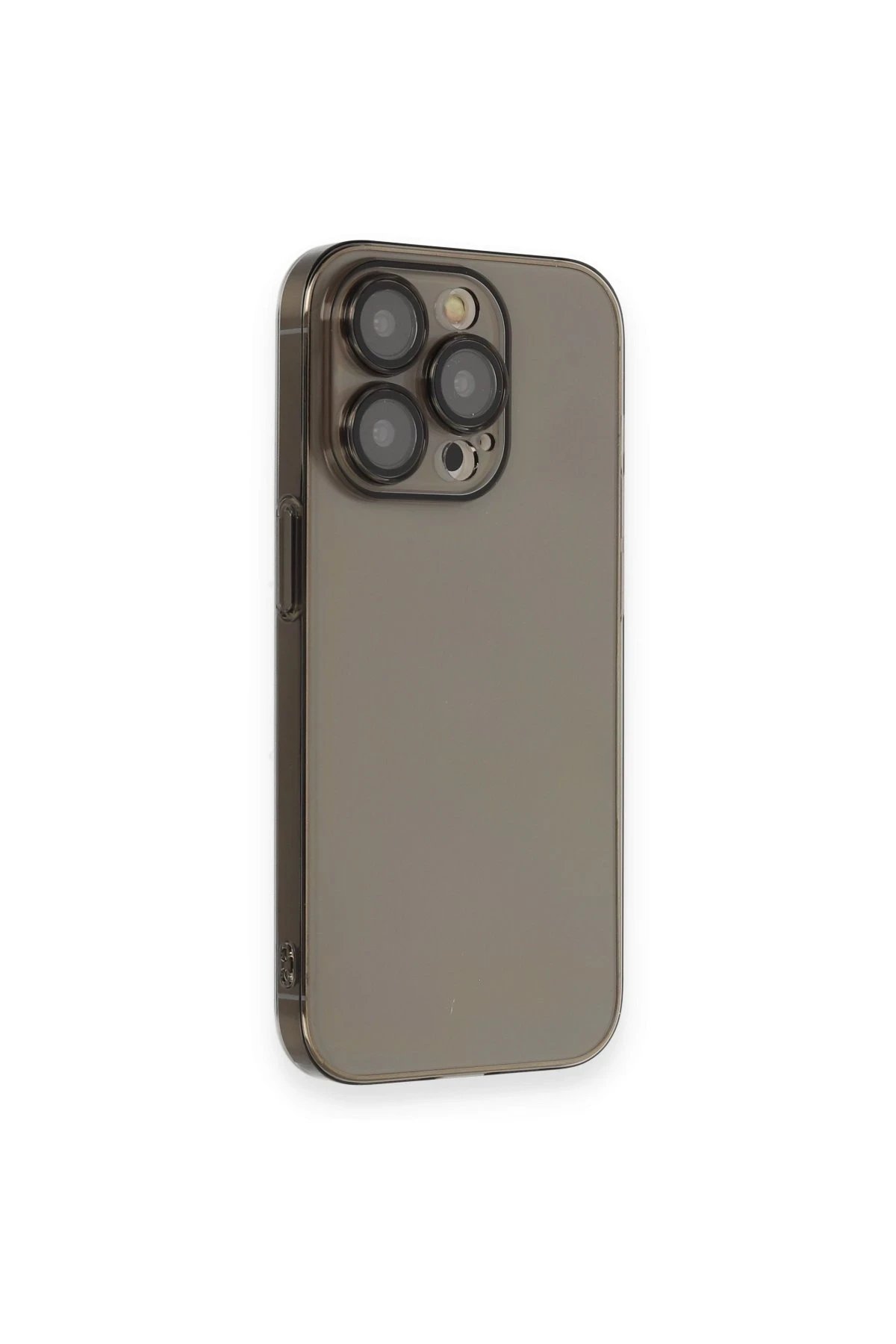 iPhone 13 Pro Kılıf Armada Lensli Kapak - Siyah-(5796)