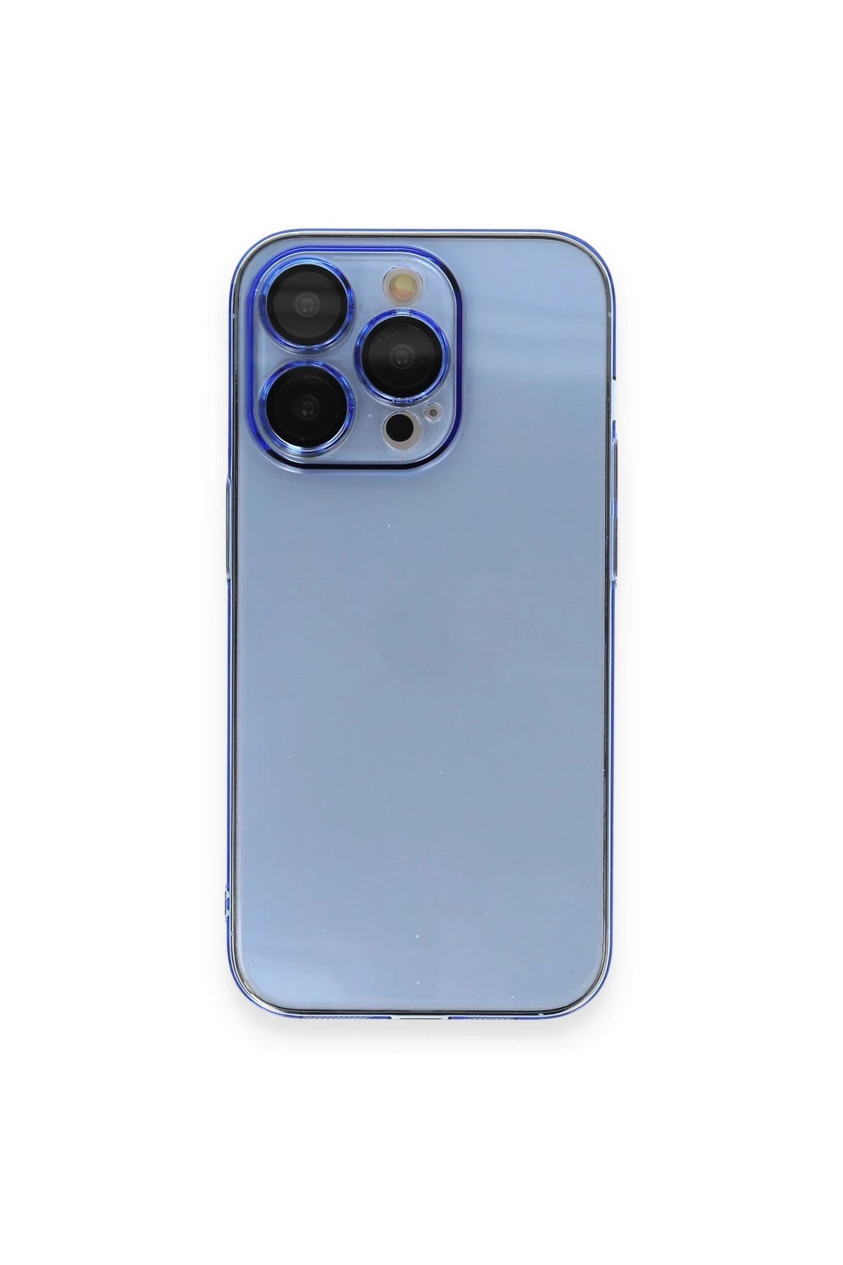 iPhone 14 Pro Kılıf Armada Lensli Kapak - Sierra Blue-(5796)