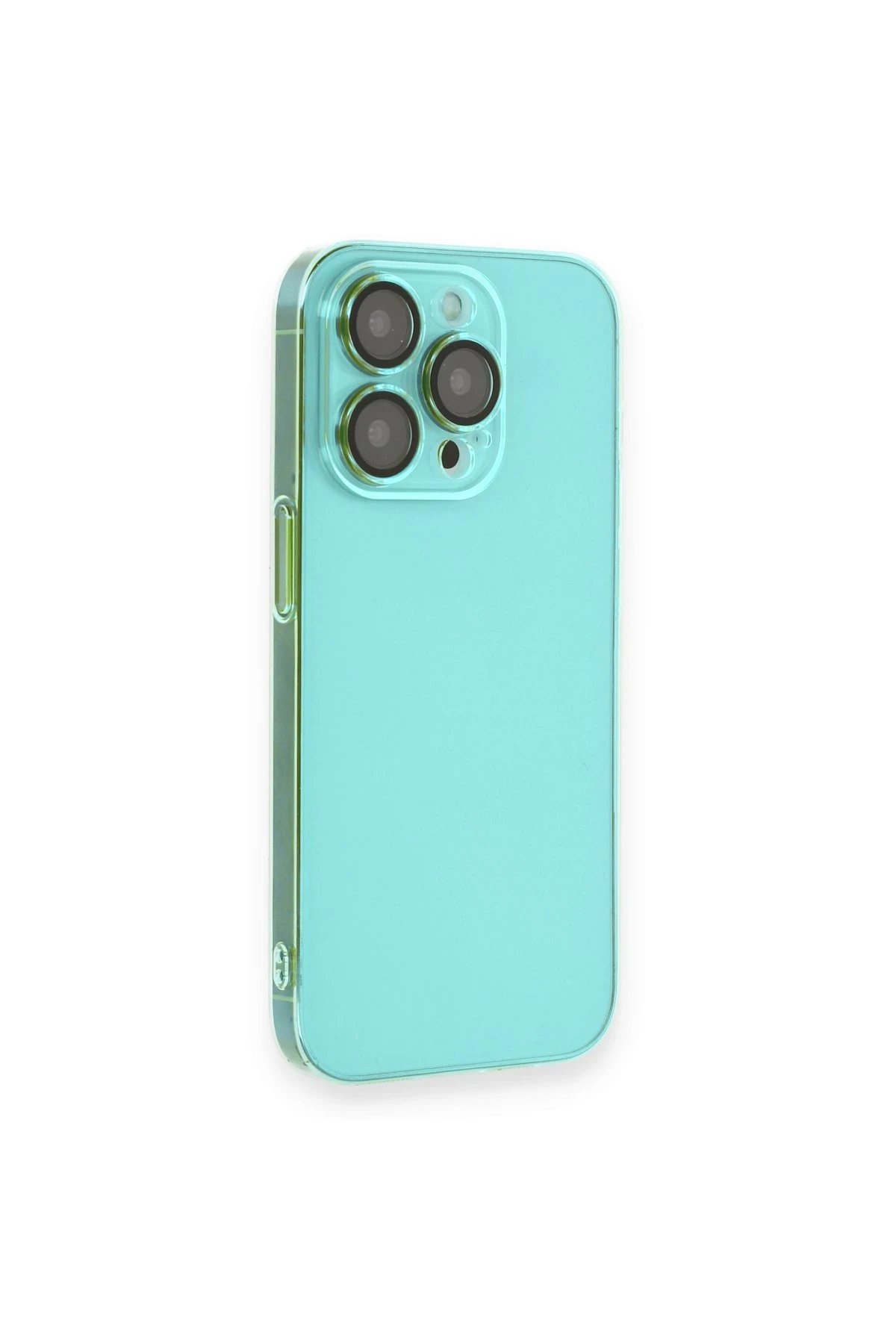iPhone 14 Pro Max Kılıf Armada Lensli Kapak - Yeşil-(5796)