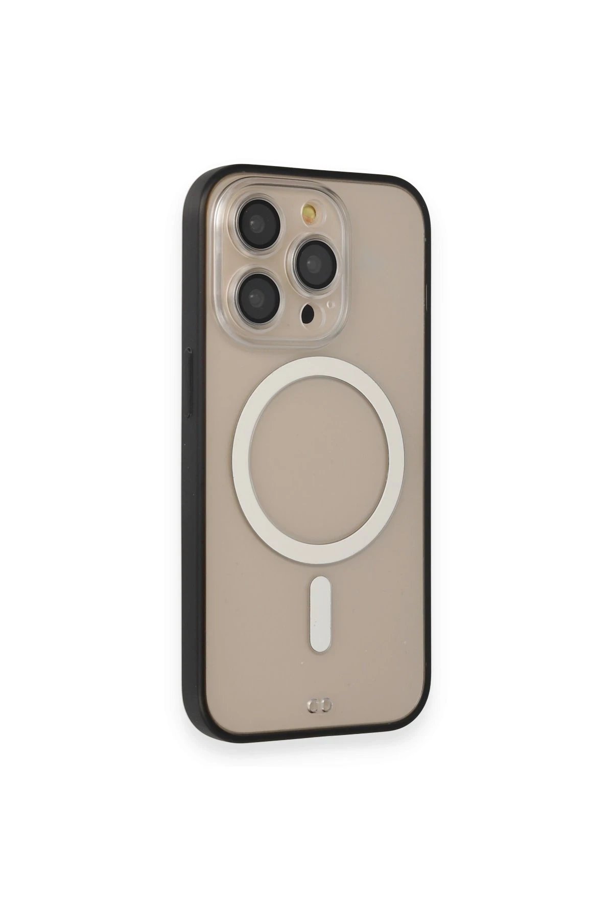 iPhone 14 Pro Kılıf Grand Magneticsafe Kapak - Siyah-(5796)