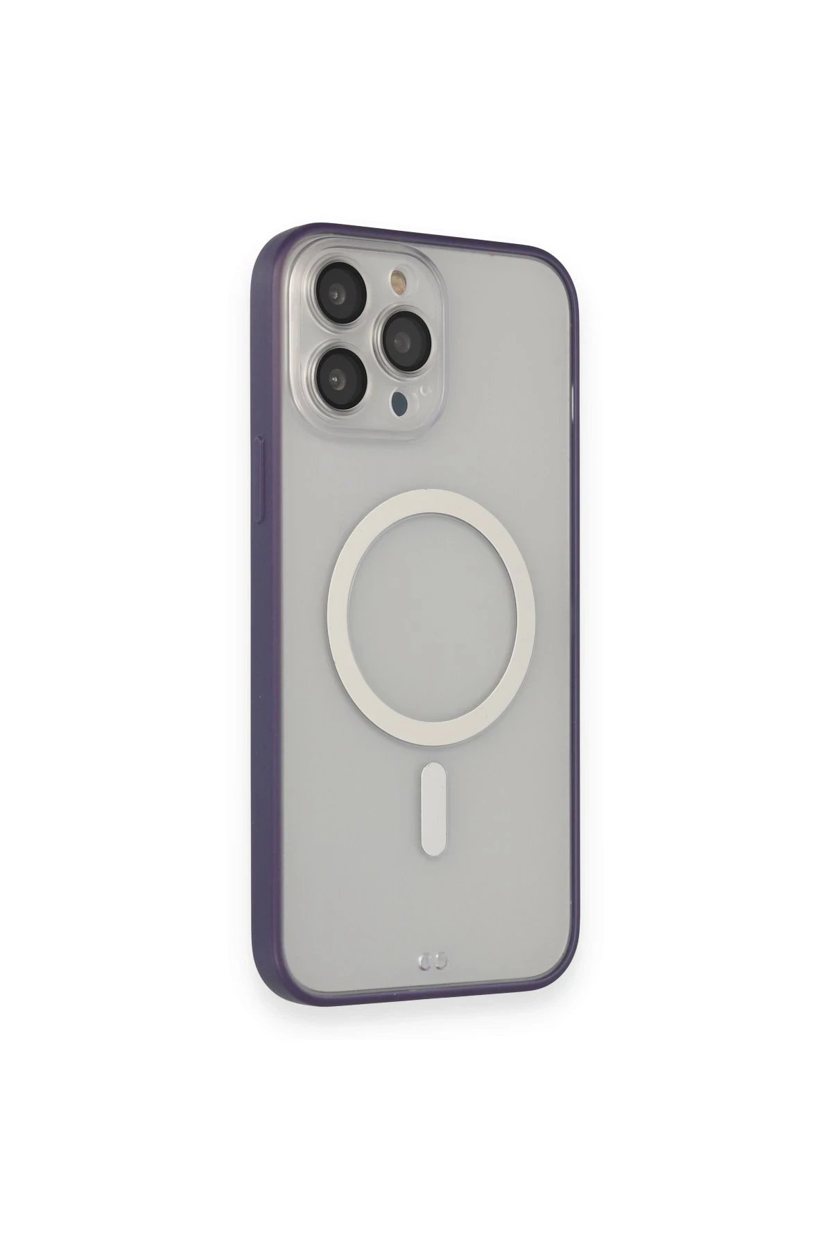 iPhone 14 Pro Max Kılıf Grand Magneticsafe Kapak - Mor-(5796)