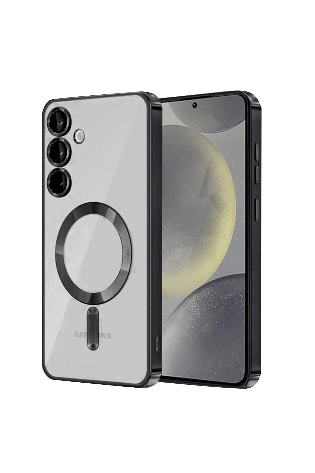 Samsung Galaxy S23 Plus Kılıf Kross Magneticsafe Kapak - Siyah-(5796)