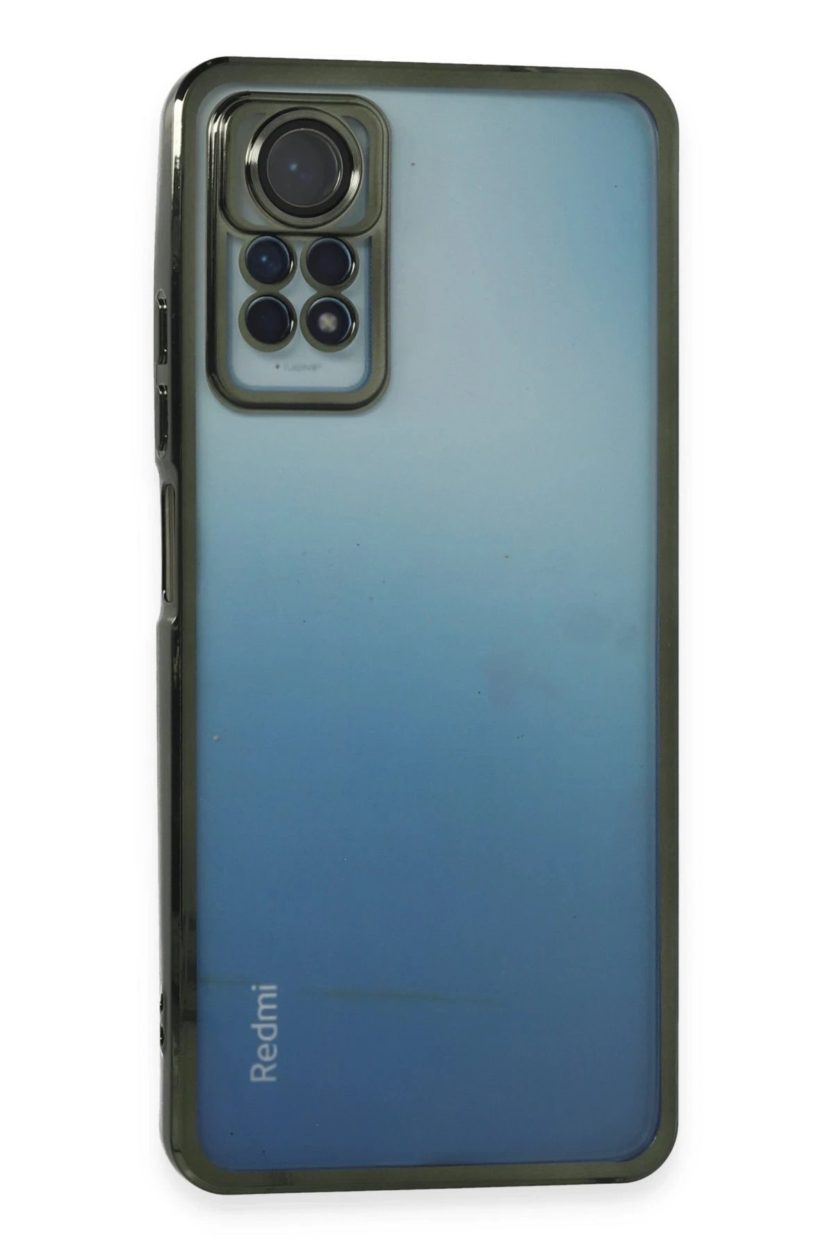 Xiaomi Redmi Note 11 Pro Kılıf Lensli Silikon - Yeşil-(5796)
