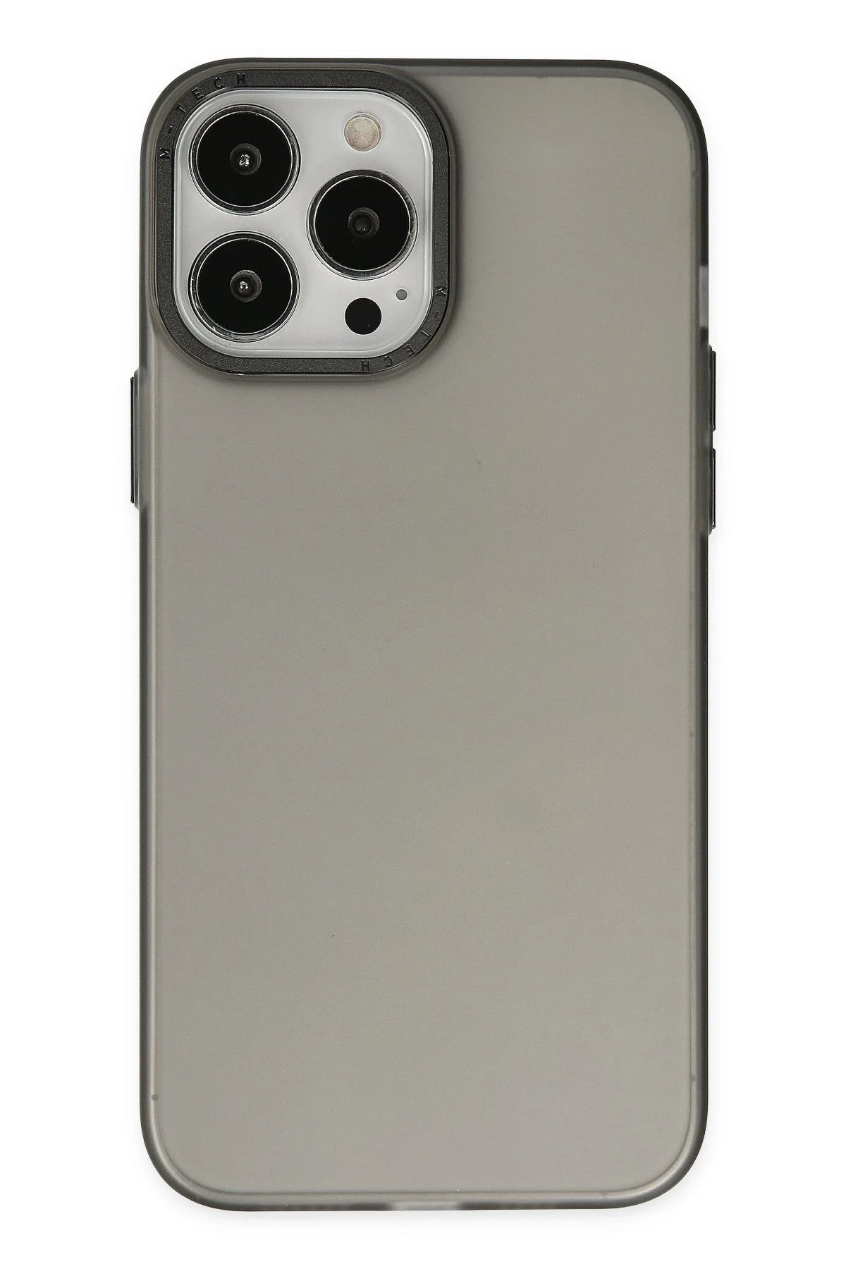iPhone 13 Pro Kılıf Modos Metal Kapak - Siyah-(5796)