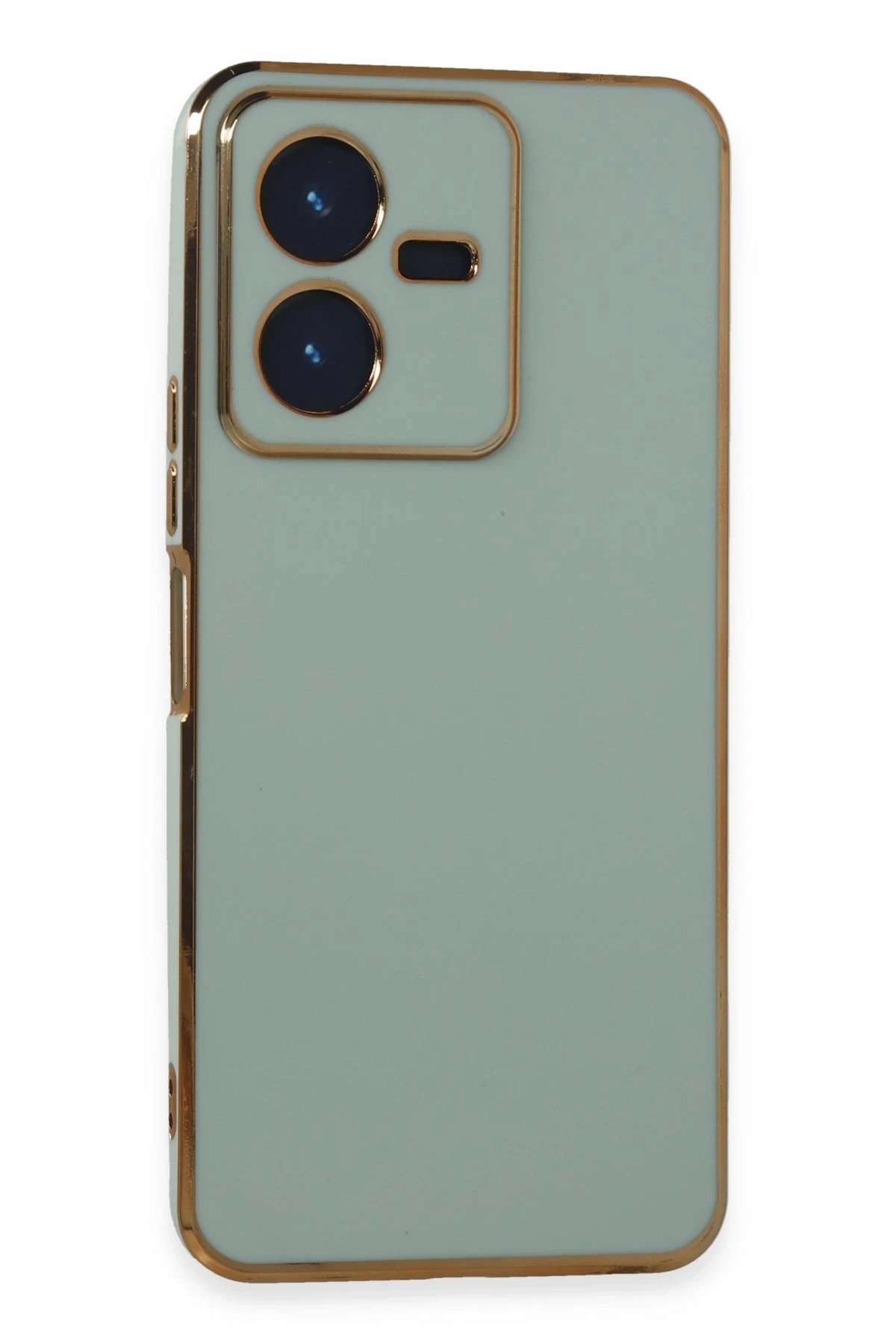 Vivo Y22 2022 Kılıf Volet Silikon - Açık Yeşil-(5796)