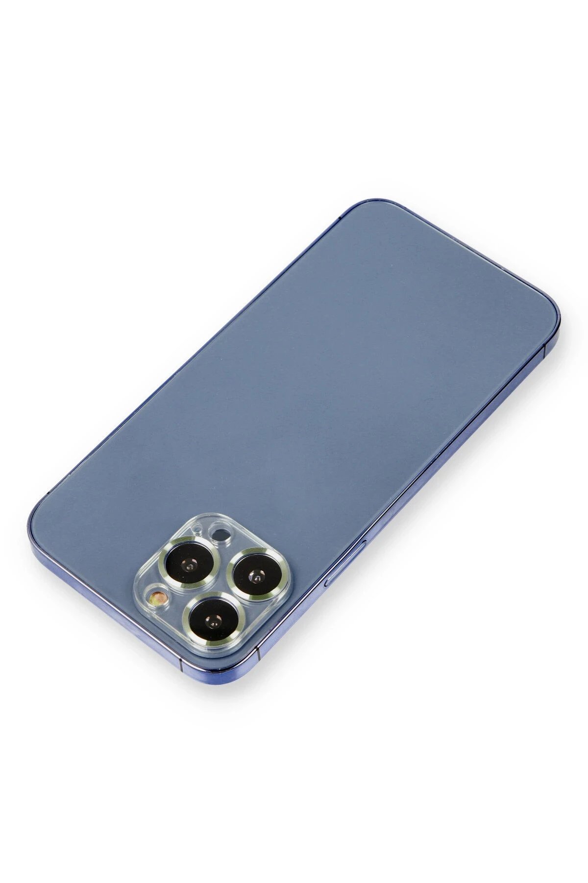iPhone 13 Pro Max Metal Kamera Lens Koruma Cam - Açık Yeşil-(5796)