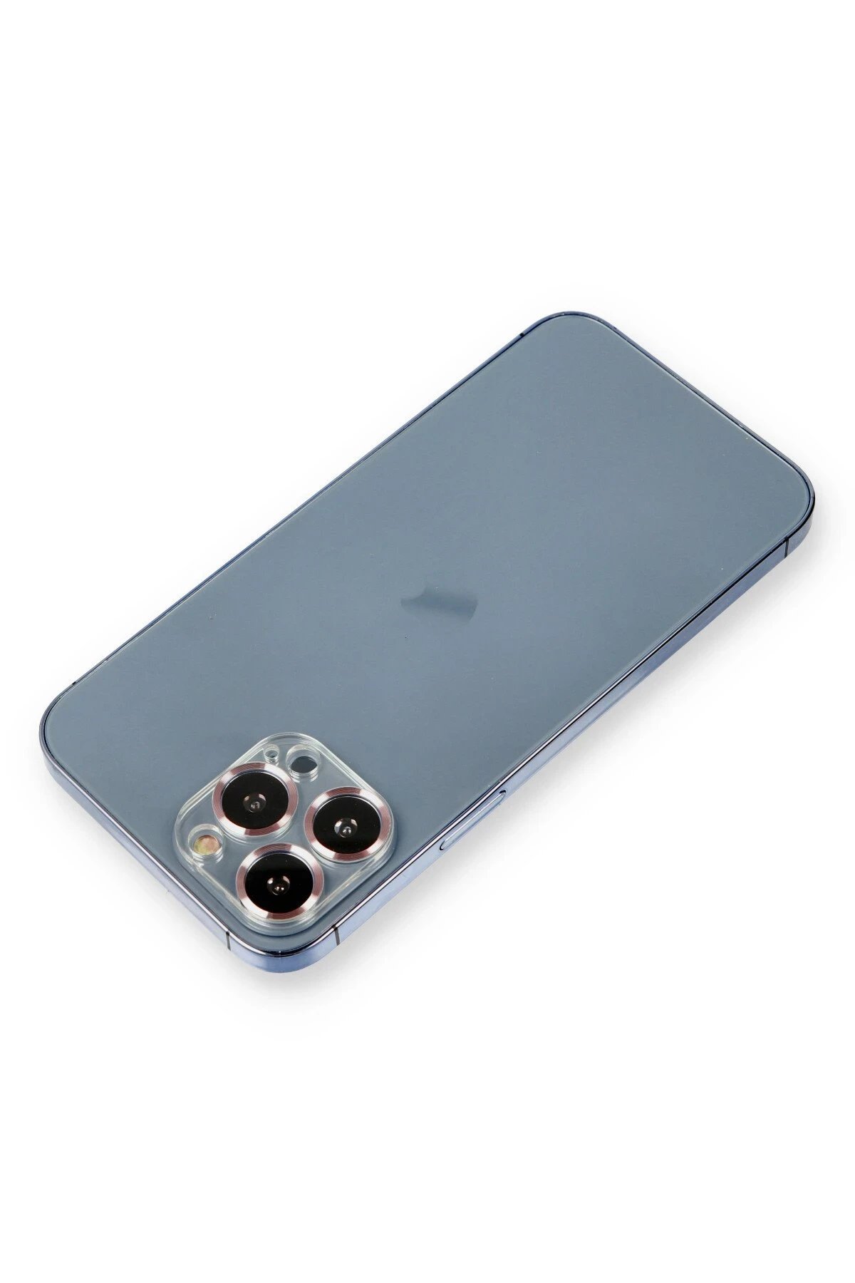 iPhone 13 Pro Max Metal Kamera Lens Koruma Cam - Mor-(5796)