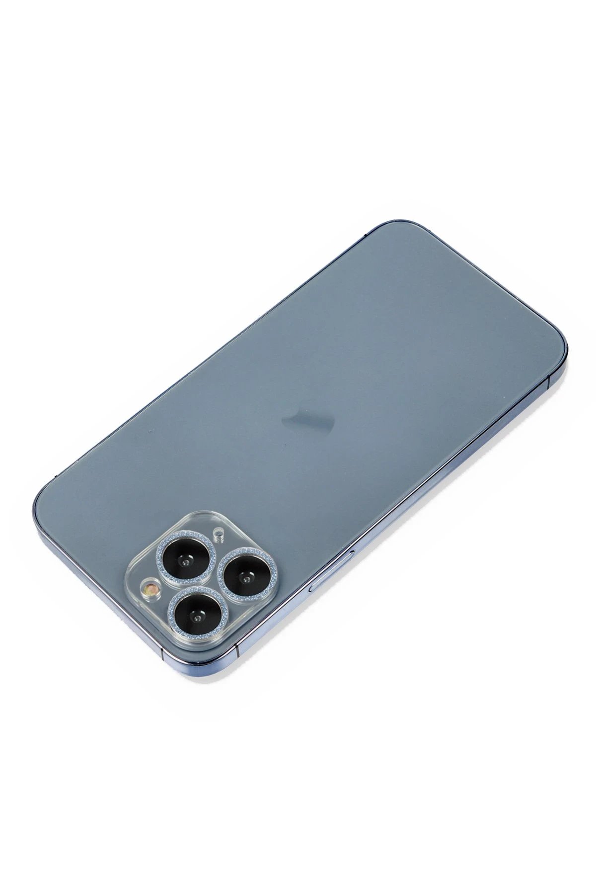 iPhone 11 Pro Max Shine Kamera Lens Koruma Cam - Sierra Blue-(5796)
