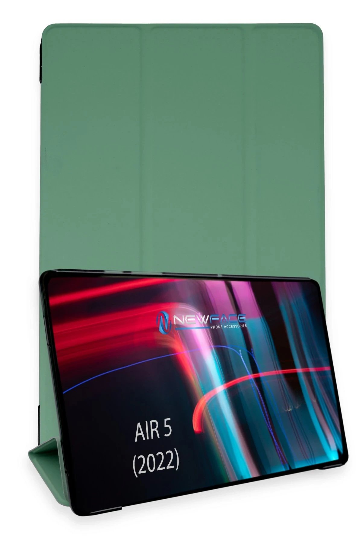 iPad Air 5 (2022) Kılıf Tablet Smart Kılıf - Koyu Yeşil-(5796)