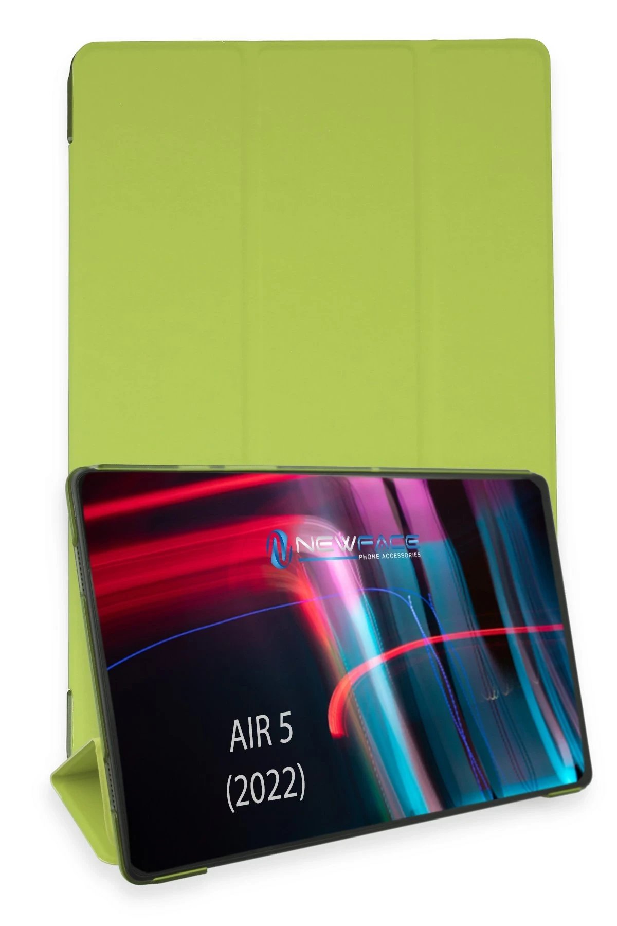 iPad Air 5 (2022) Kılıf Tablet Smart Kılıf - Açık Yeşil-(5796)