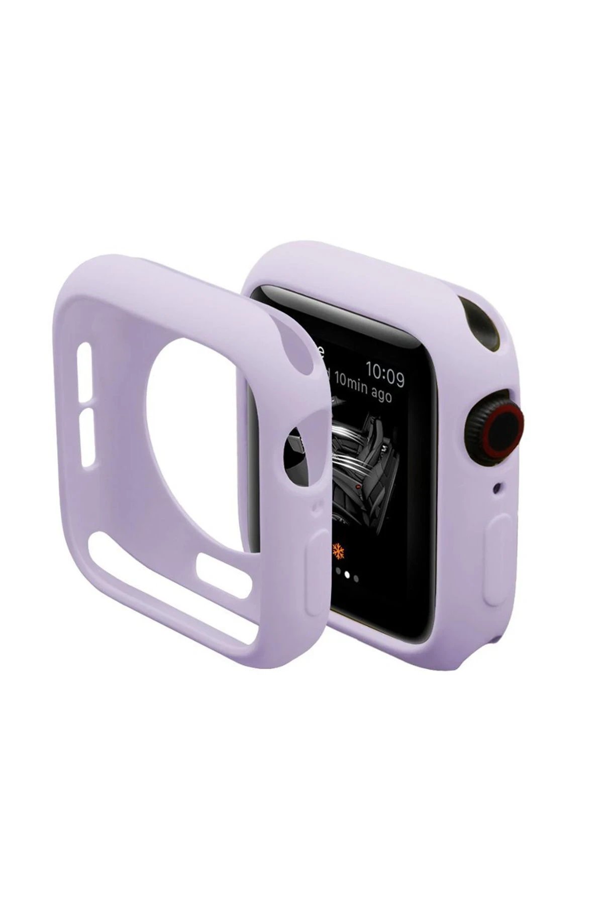 Apple Watch 38mm Silikon Alt Kasa - Lila-(5796)