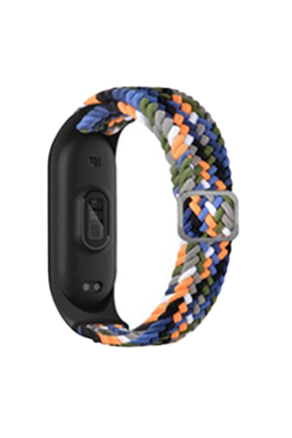 Xiaomi Mi Band 4 Star Kordon - Gri-Turuncu-(5796)