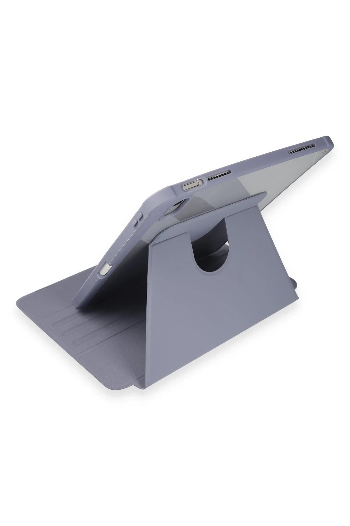 iPad 10.2 (7.nesil) Kılıf Starling 360 Kalemlikli Tablet Kılıf - Lila-(5796)