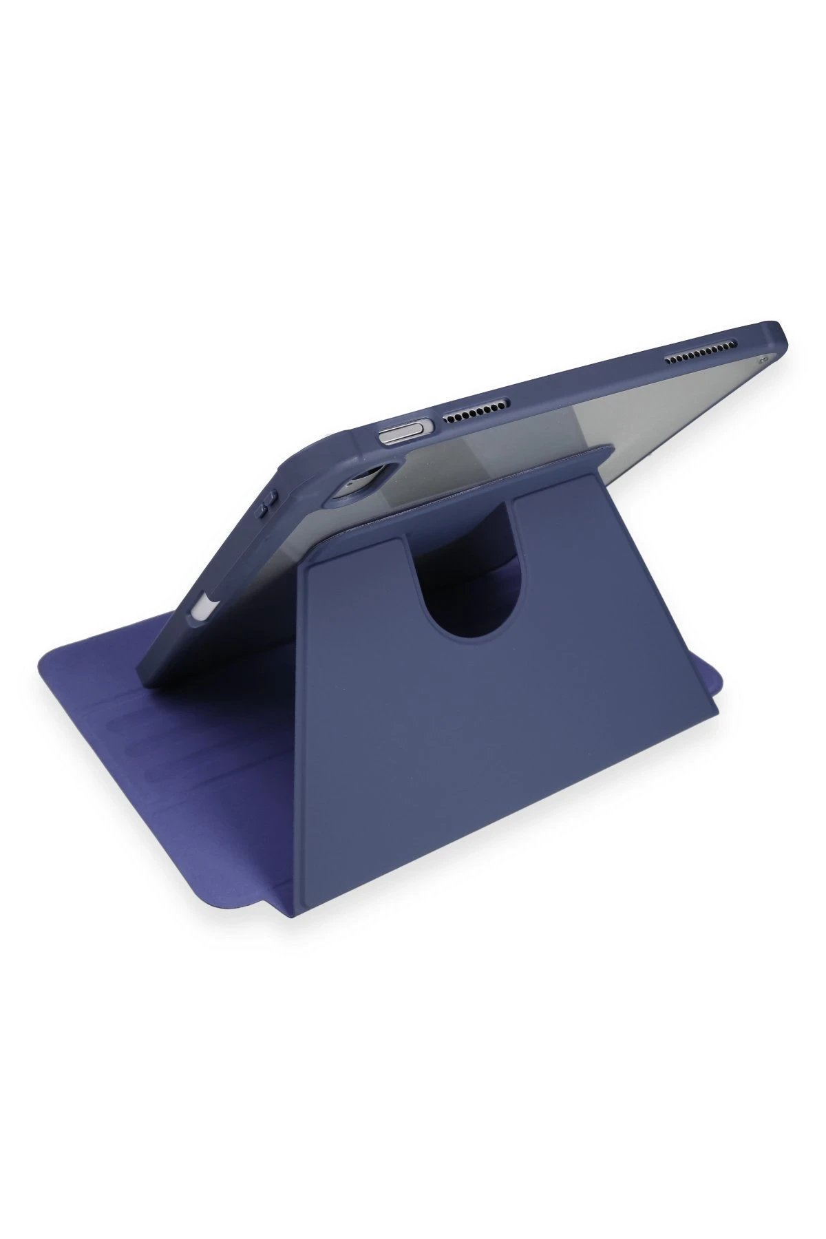 iPad 10.2 (7.nesil) Kılıf Starling 360 Kalemlikli Tablet Kılıf - Lacivert-(5796)