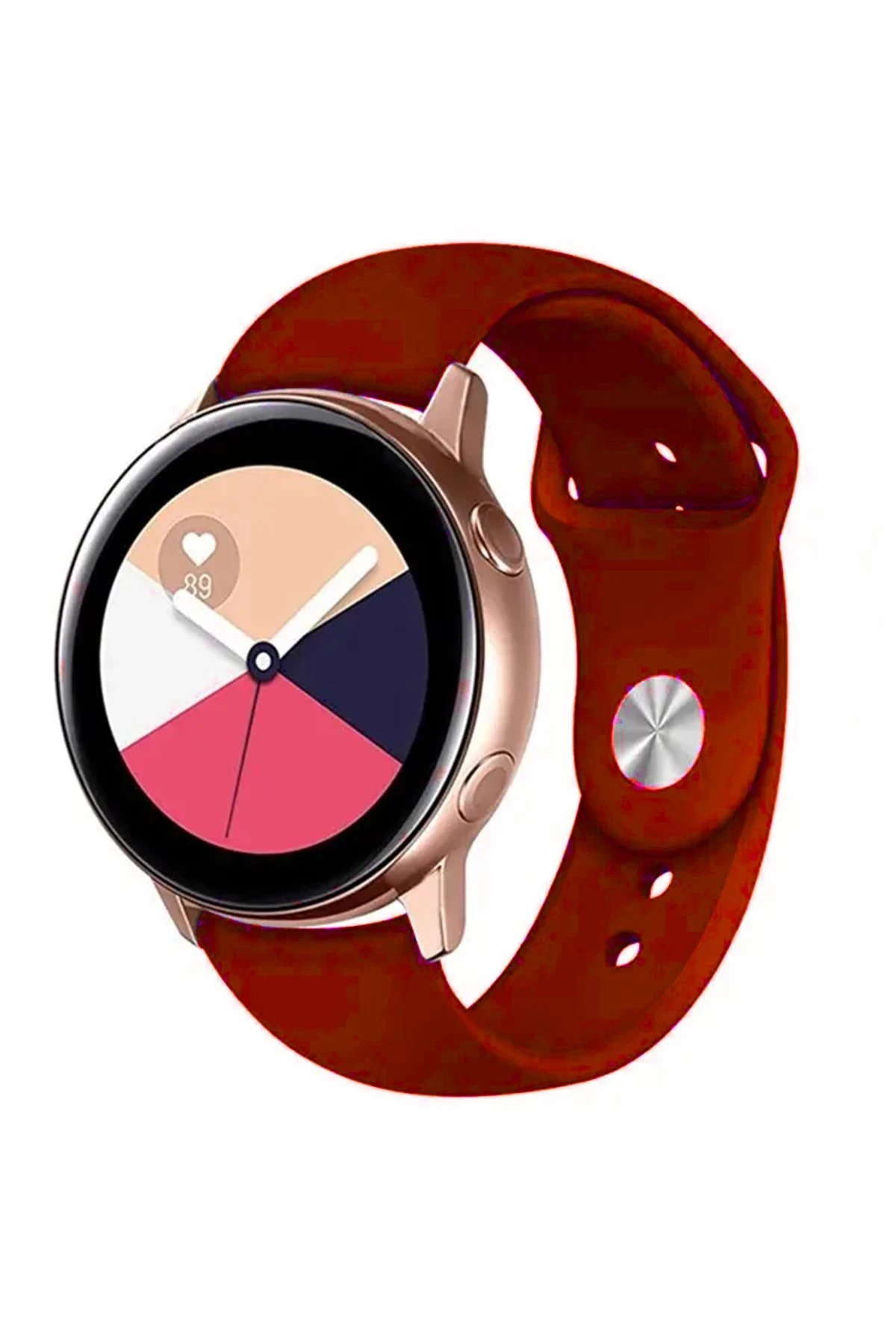 Watch 20mm Klasik Kordon - Bordo-(5796)