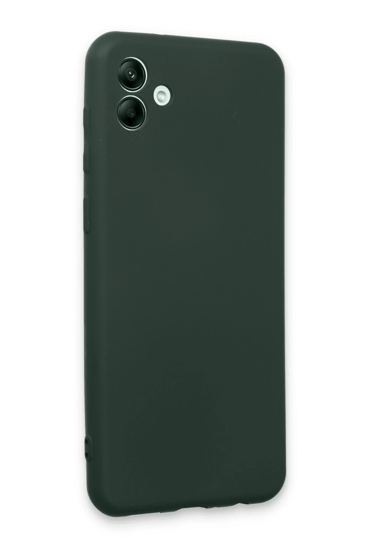Samsung Galaxy A04E Kılıf First Silikon - Koyu Yeşil-(5796)
