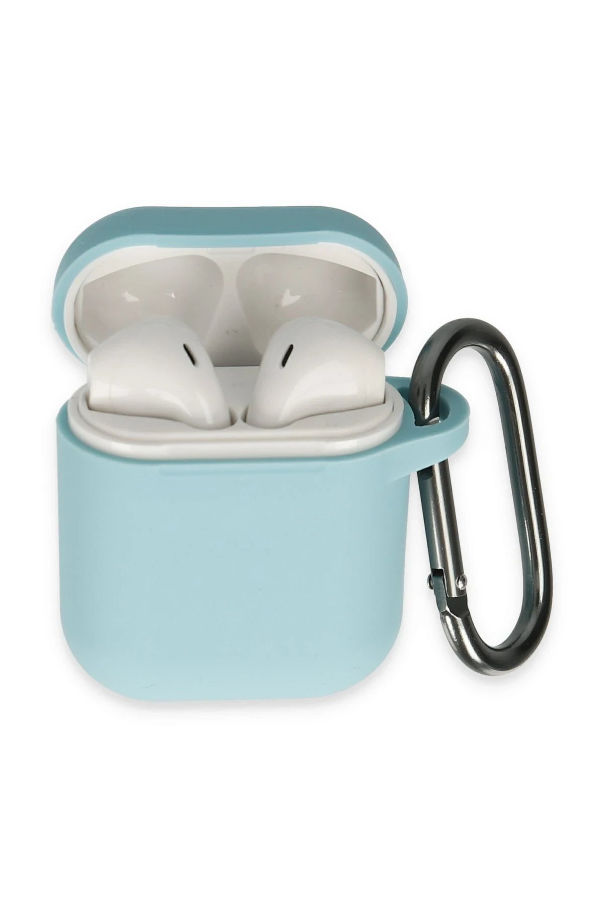 Airpods 2 (2.nesil) Hang Kılıf - Turkuaz-(5796)