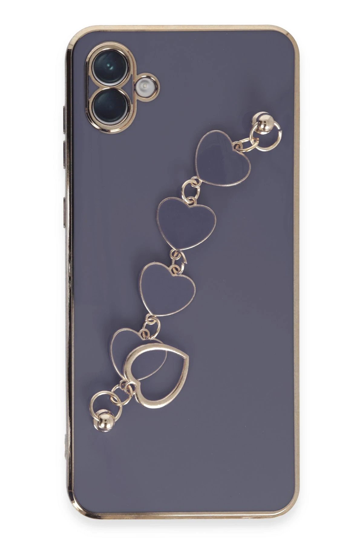 Samsung Galaxy A04E Kılıf Esila Silikon - Gri-(5796)