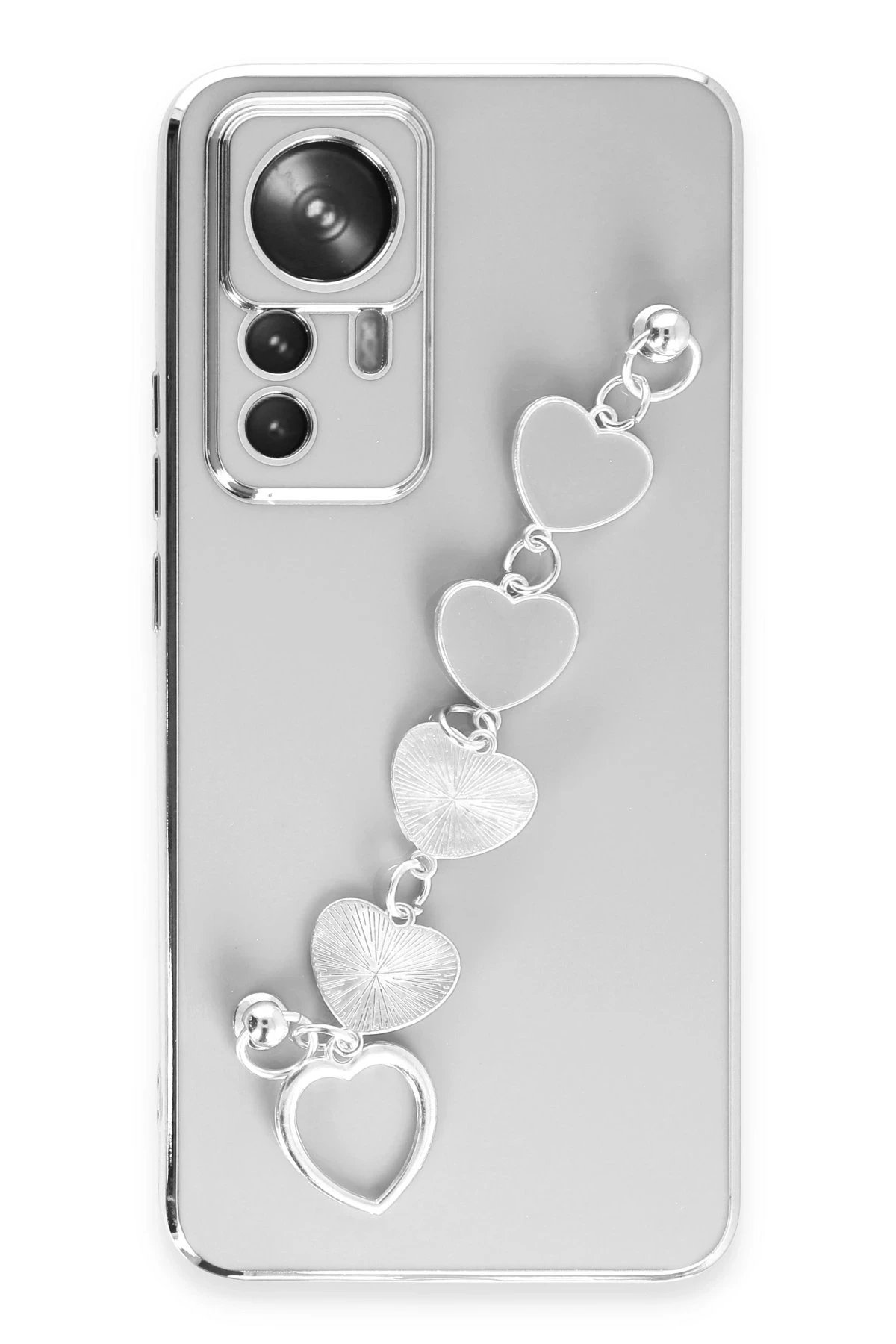 Xiaomi Mi 12T Pro Kılıf Esila Silikon - Beyaz-(5796)