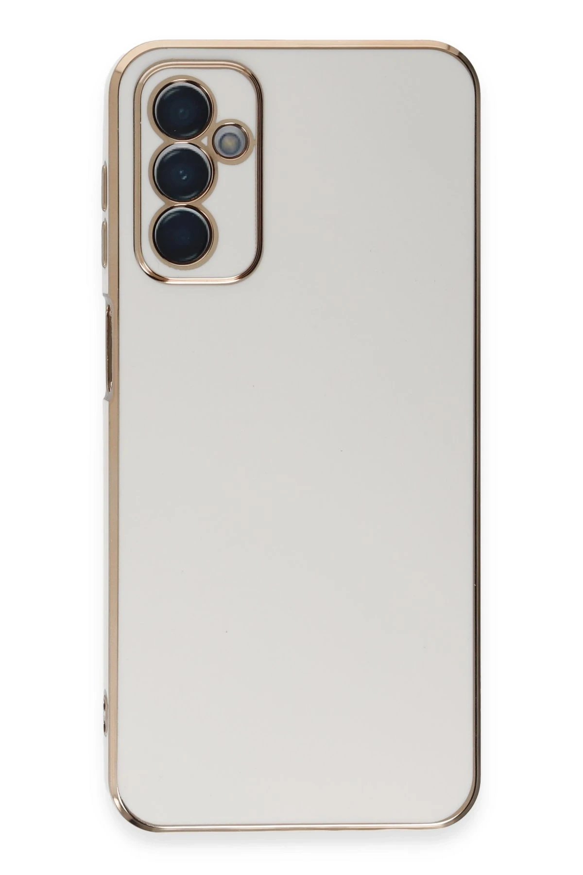 Samsung Galaxy A14 4G Kılıf Volet Silikon - Beyaz-(5796)