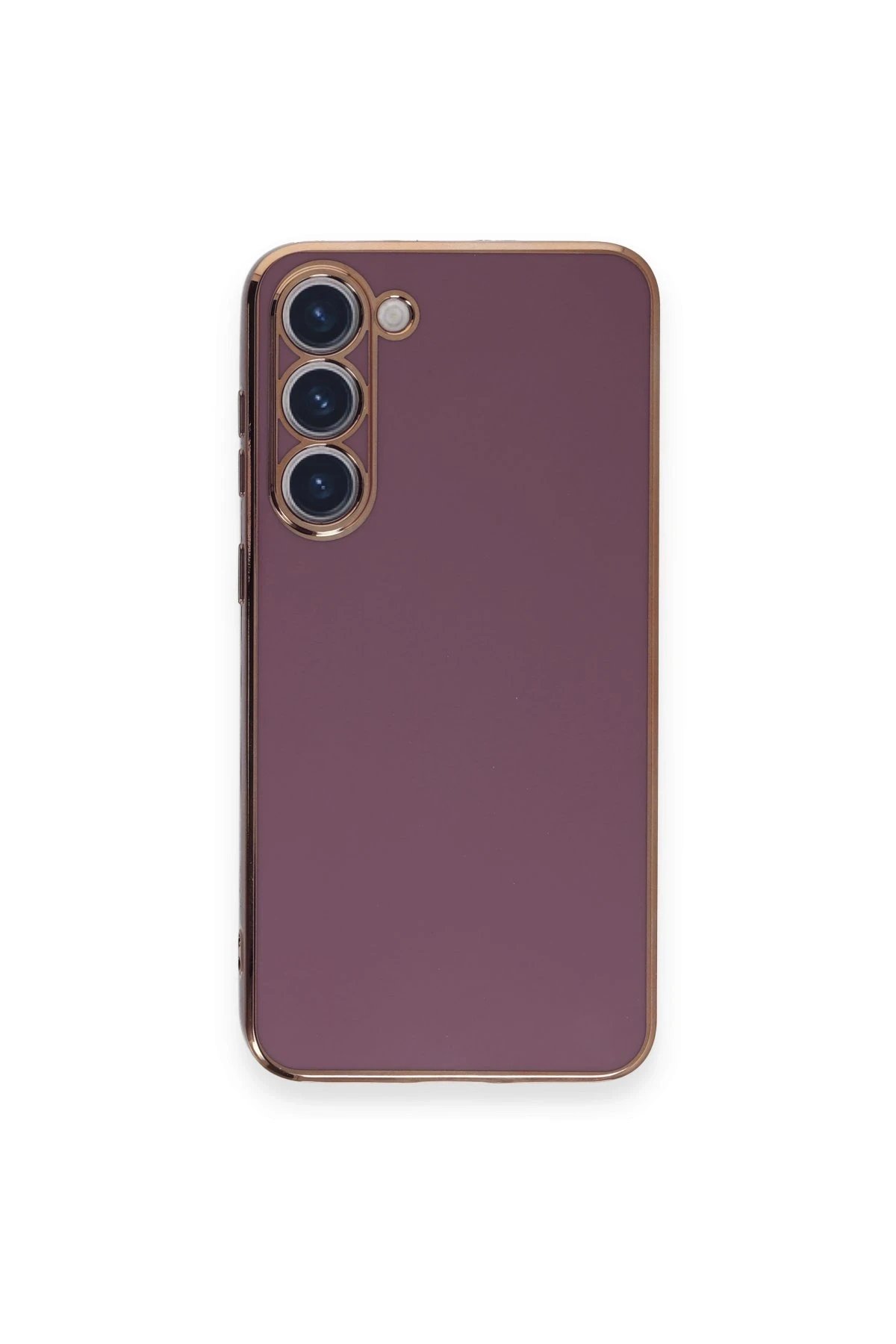 Samsung Galaxy S23 Plus Kılıf Volet Silikon - Mor-(5796)