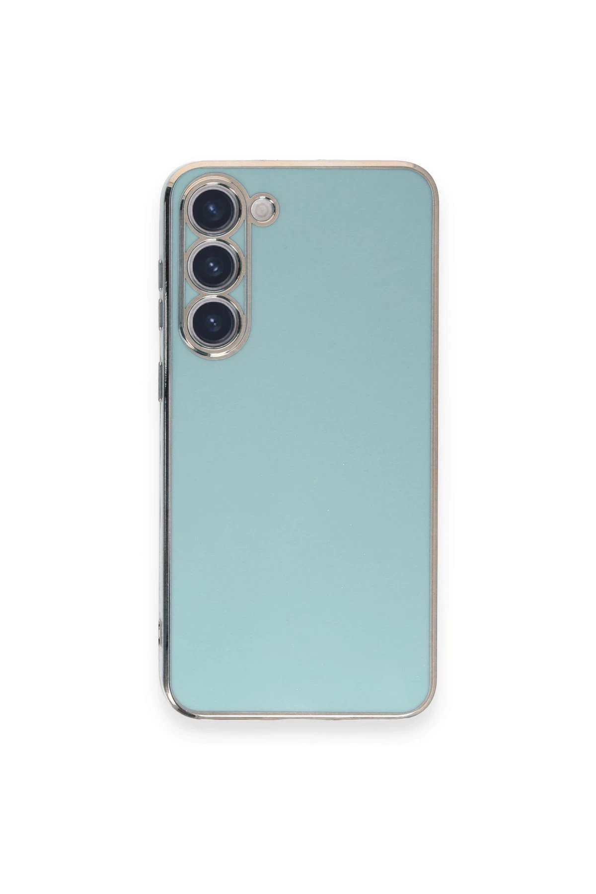 Samsung Galaxy S23 Plus Kılıf Volet Silikon - Açık Yeşil-(5796)
