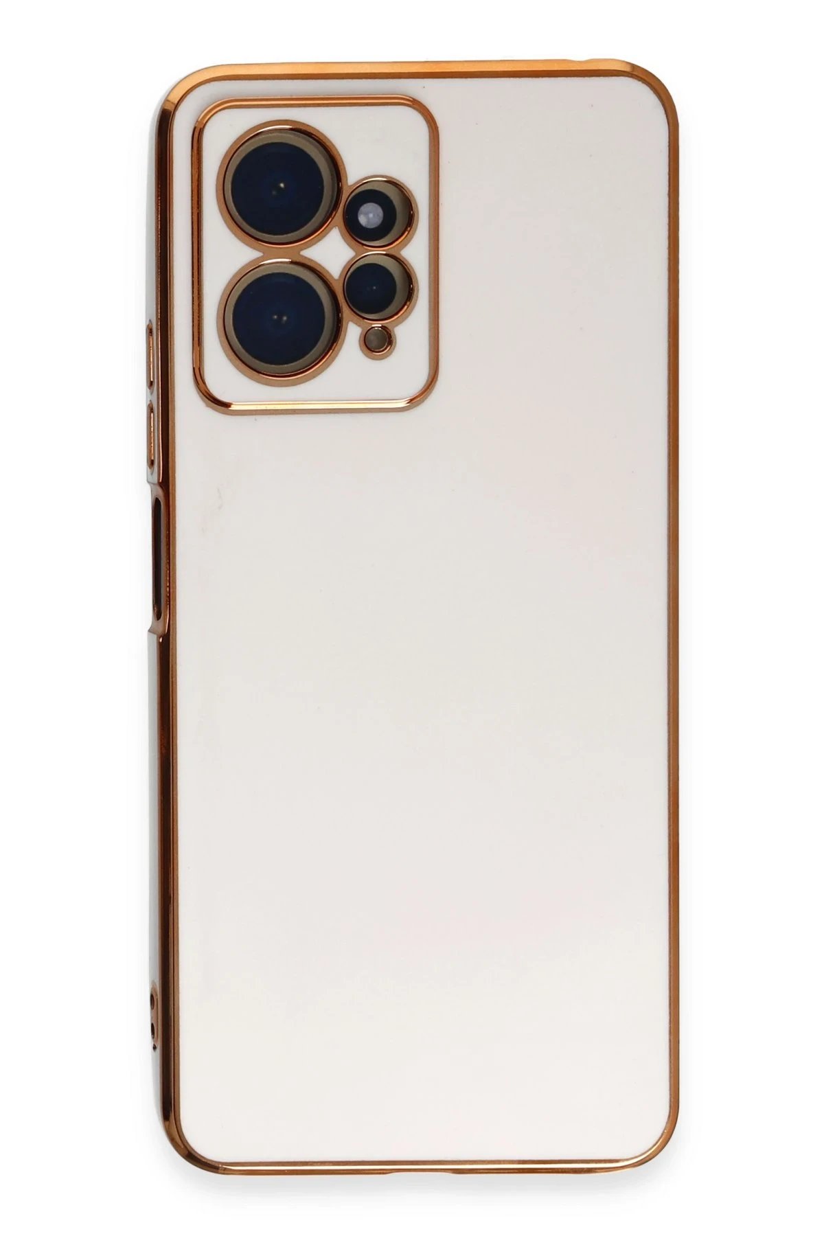 Xiaomi Redmi Note 12 4G Kılıf Volet Silikon - Beyaz-(5796)
