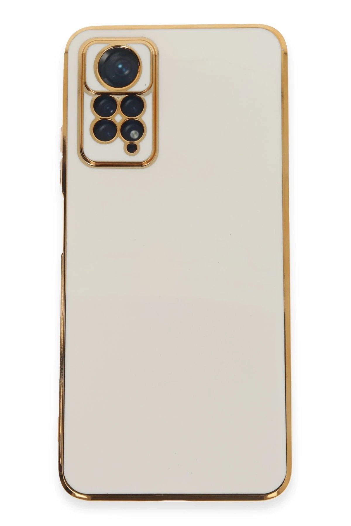 Xiaomi Redmi Note 12 Pro 4G Kılıf Volet Silikon - Beyaz-(5796)