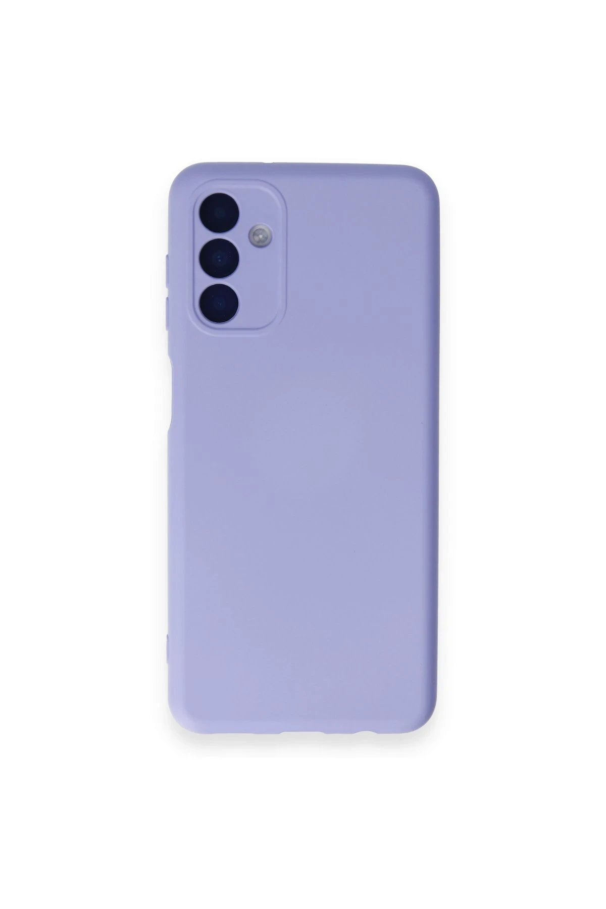 Samsung Galaxy A14 4G Kılıf Nano içi Kadife Silikon - Lila-(5796)