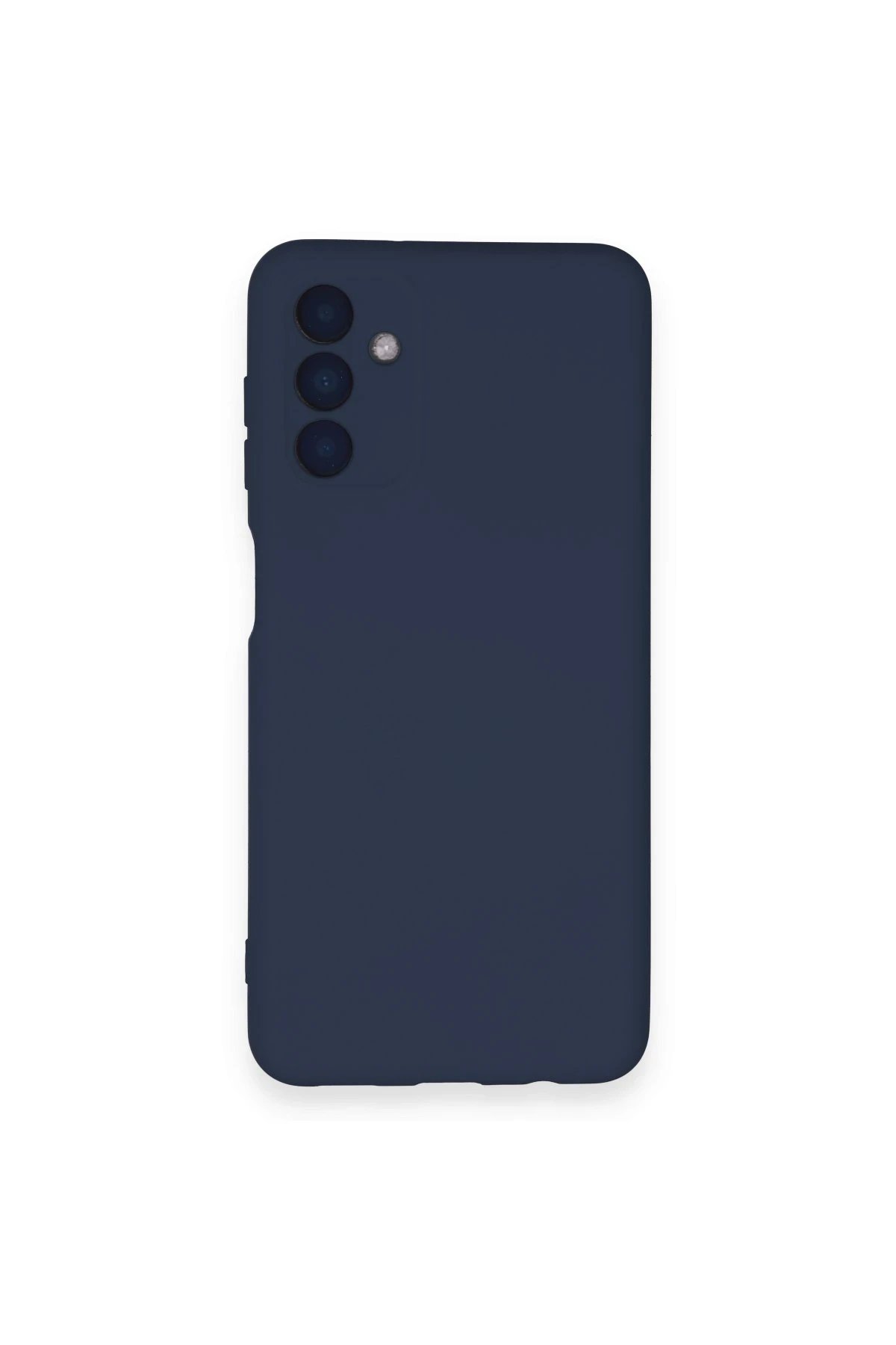 Samsung Galaxy A14 4G Kılıf Nano içi Kadife Silikon - Lacivert-(5796)
