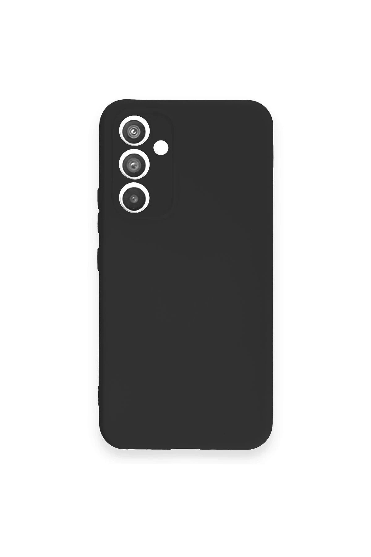 Samsung Galaxy A34 5G Kılıf Nano içi Kadife Silikon - Siyah-(5796)