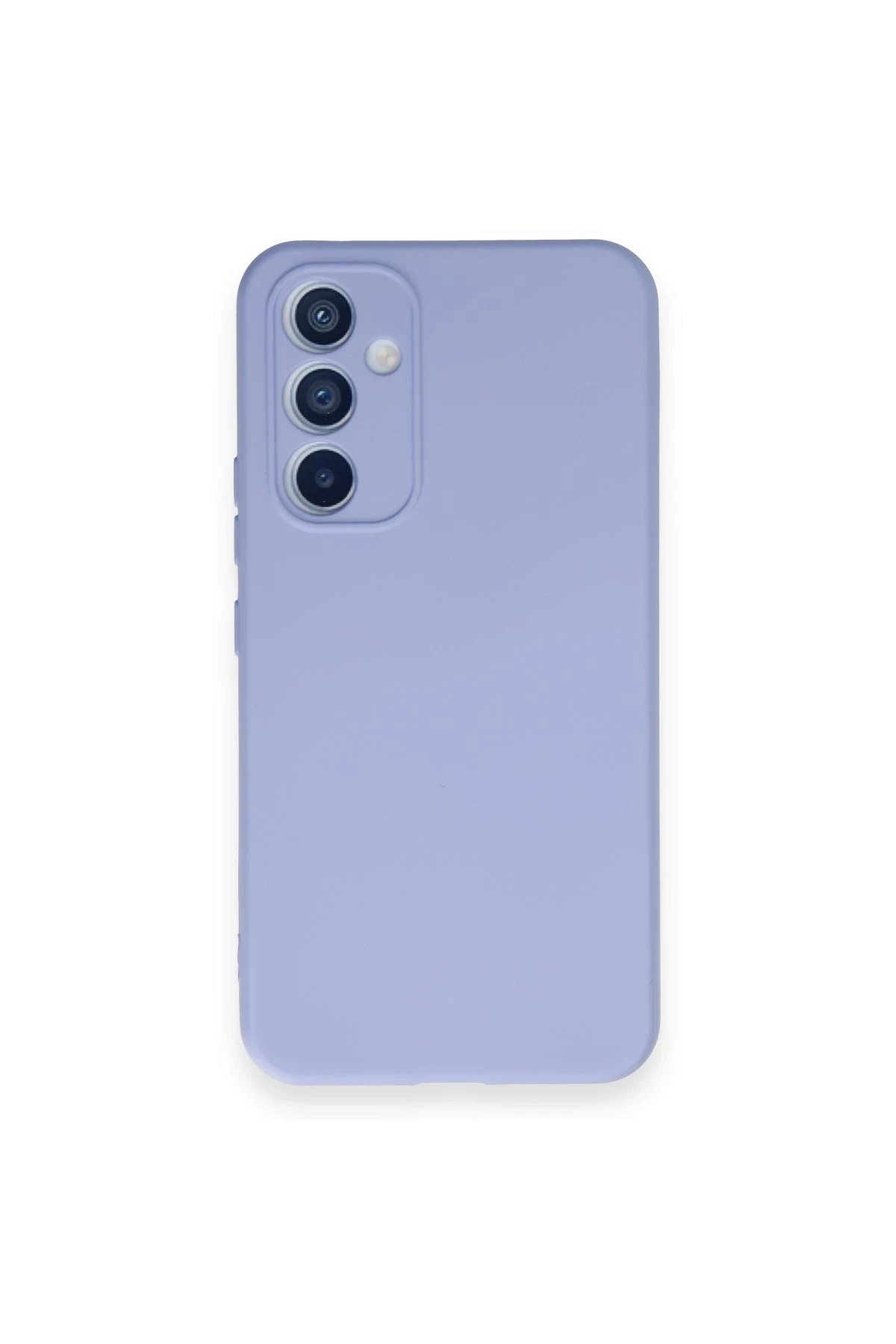 Samsung Galaxy A54 5G Kılıf Nano içi Kadife Silikon - Lila-(5796)