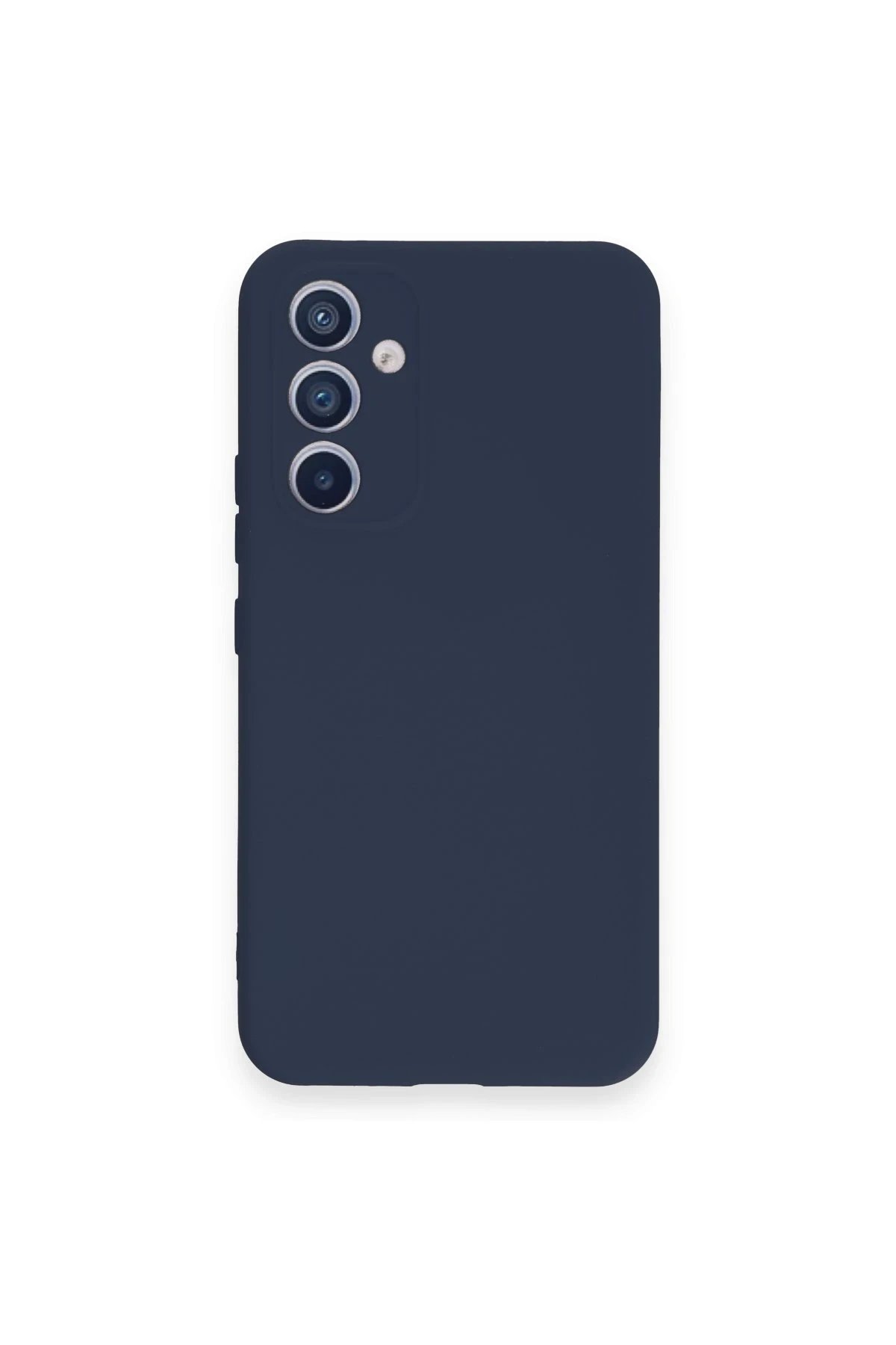 Samsung Galaxy A54 5G Kılıf Nano içi Kadife Silikon - Lacivert-(5796)