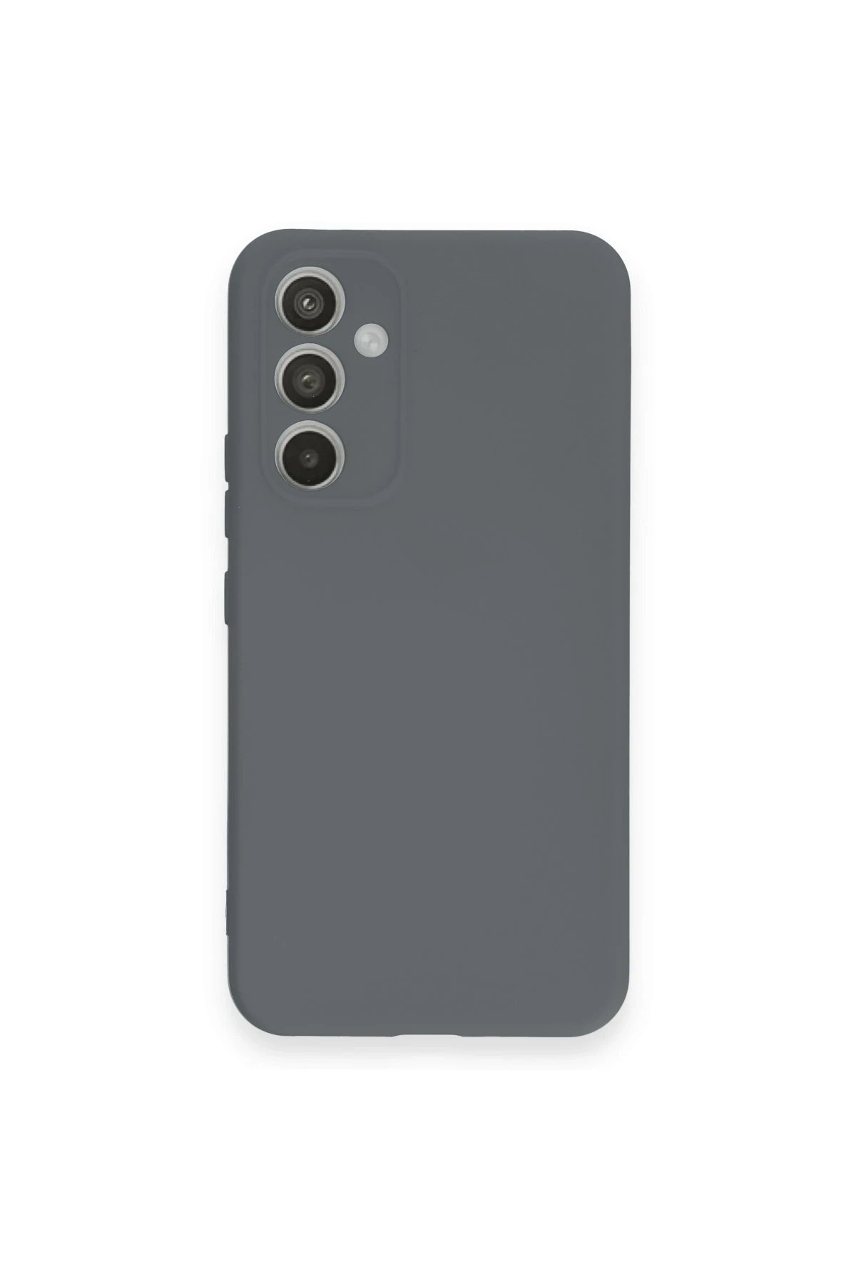 Samsung Galaxy A54 5G Kılıf Nano içi Kadife Silikon - Gri-(5796)