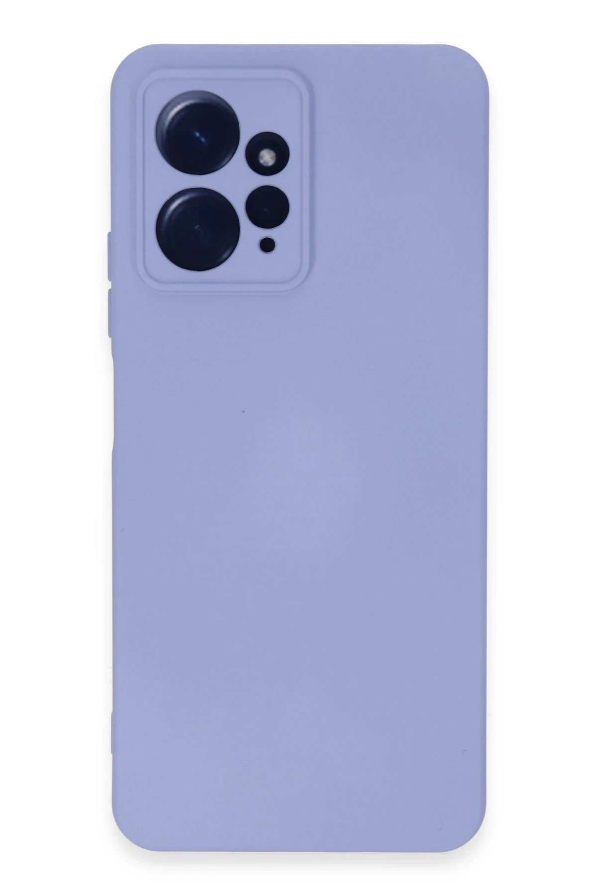 Xiaomi Redmi Note 12 4G Kılıf Nano içi Kadife Silikon - Lila-(5796)