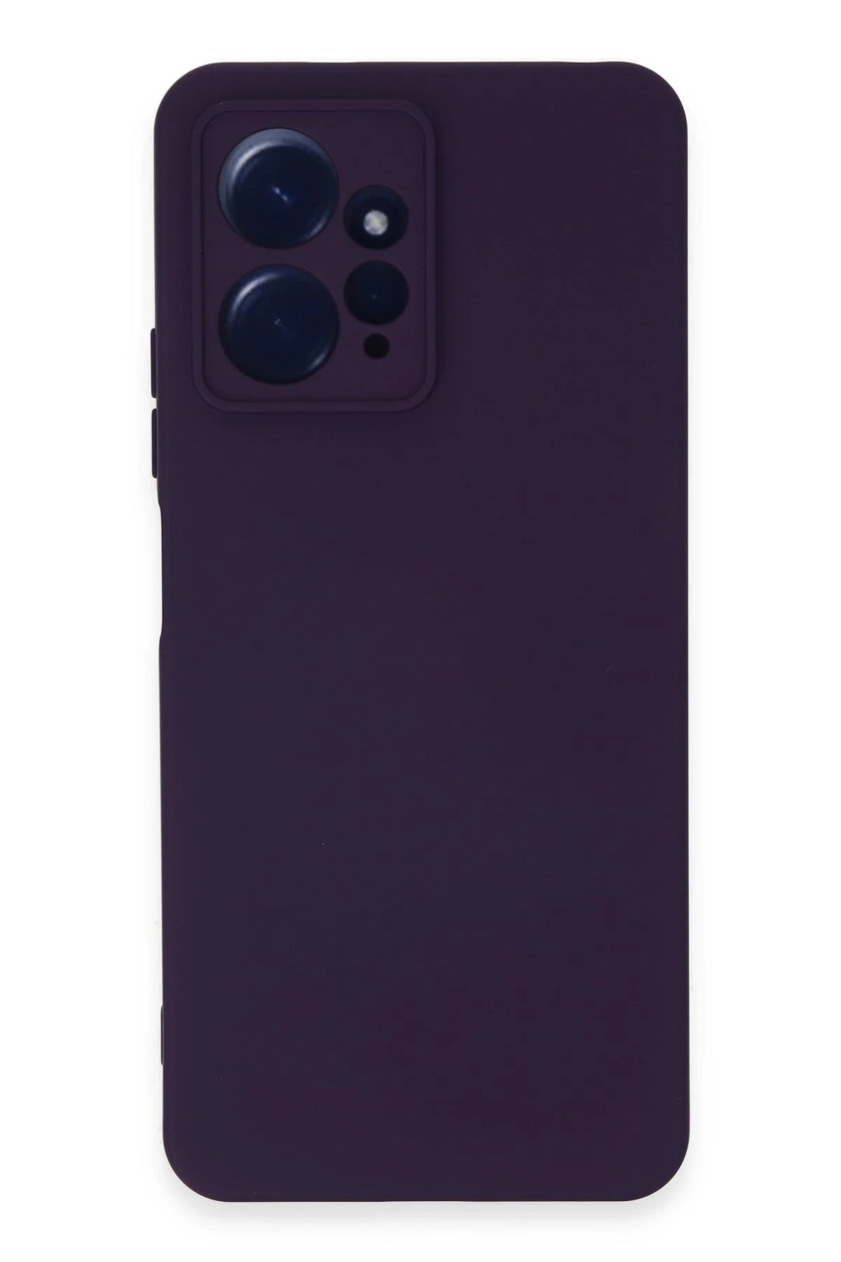 Xiaomi Redmi Note 12 4G Kılıf Nano içi Kadife Silikon - Mor-(5796)