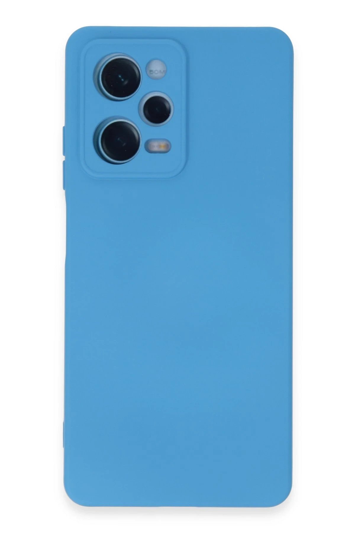 Xiaomi Redmi Note 12 Pro 5G Kılıf Nano içi Kadife Silikon - Mavi-(5796)