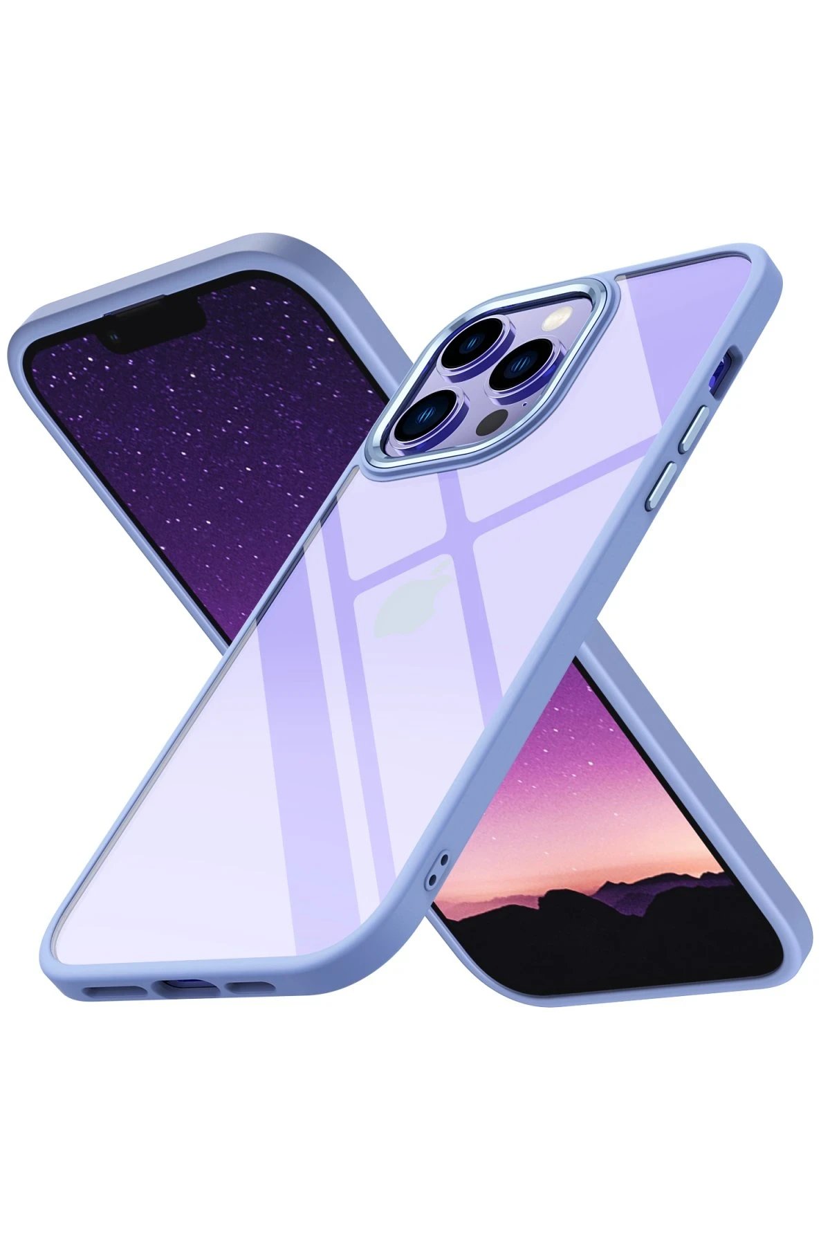 iPhone 13 Pro Max Kılıf Power Silikon - Lila-(5796)