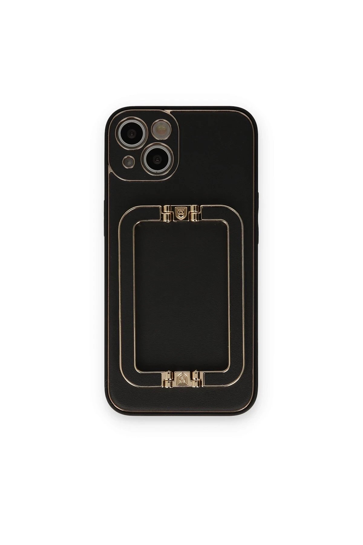 iPhone 14 Kılıf Coco Elit Kapak - Siyah-(5796)