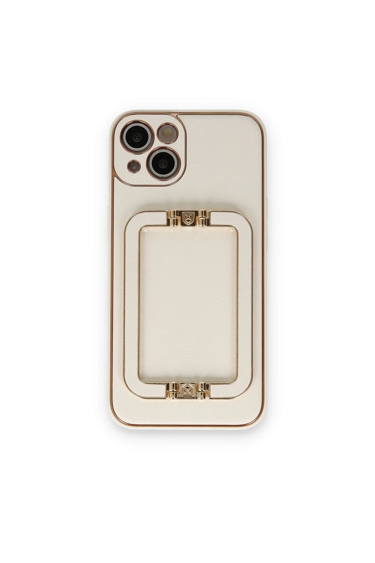 iPhone 14 Kılıf Coco Elit Kapak - Beyaz-(5796)