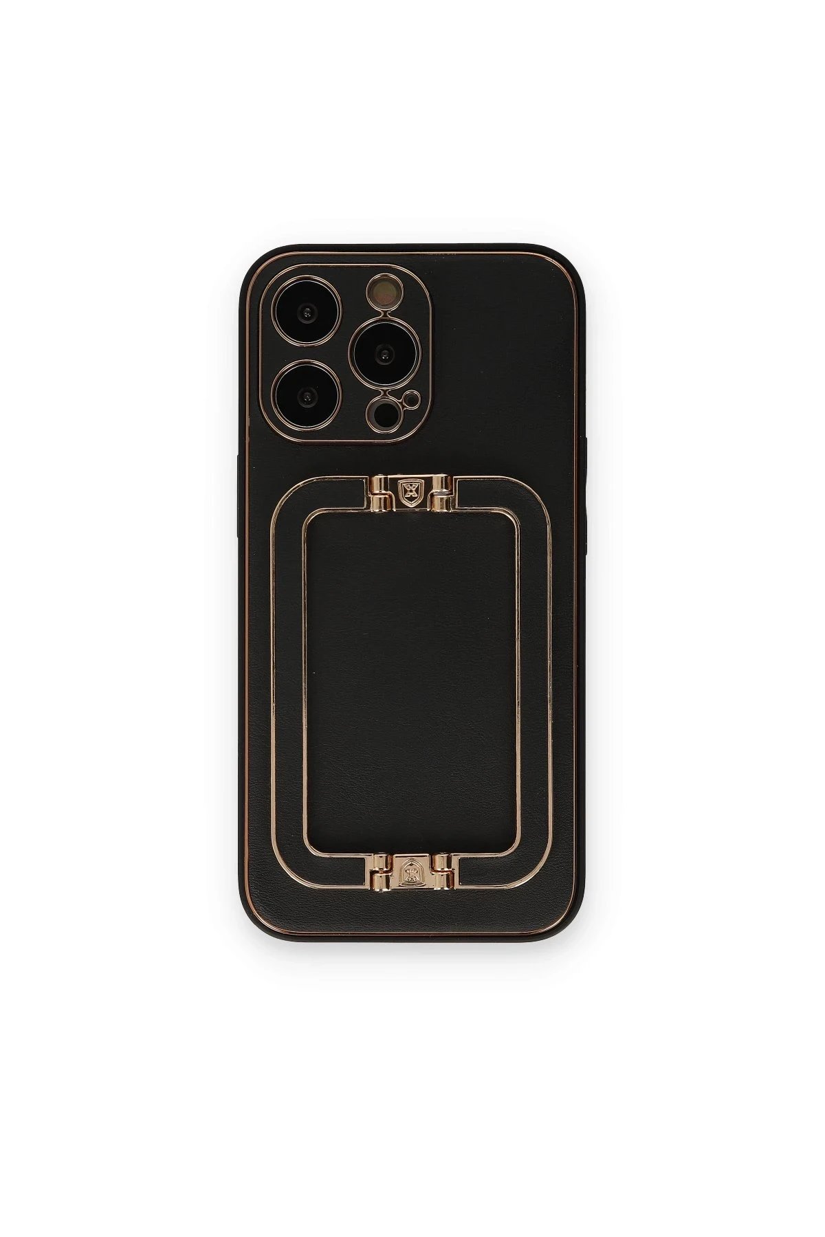 iPhone 14 Pro Kılıf Coco Elit Kapak - Siyah-(5796)