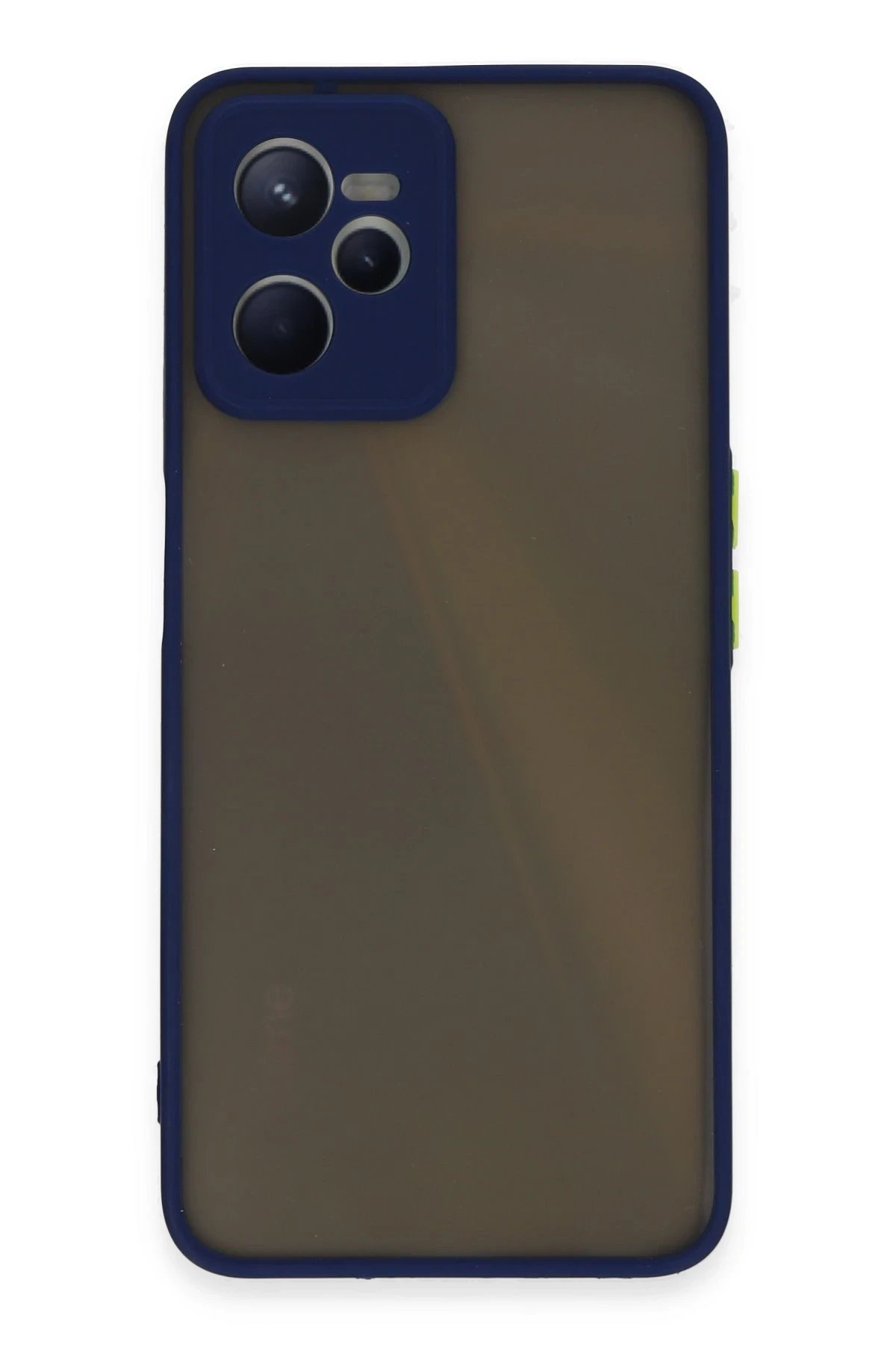 Realme C35 Kılıf Montreal Silikon Kapak - Lacivert-(5796)